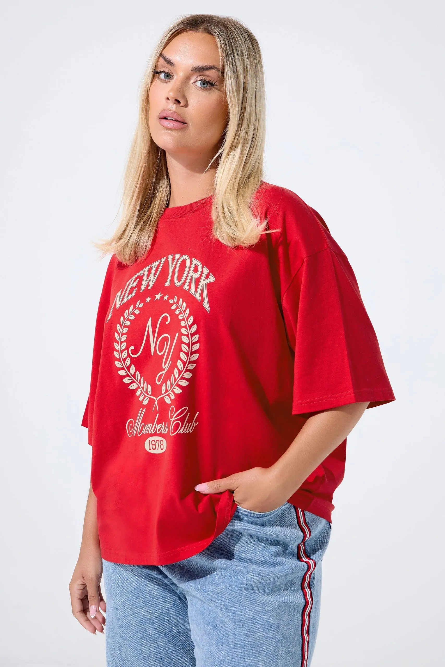 'New York Members Club' Slogan T-Shirt