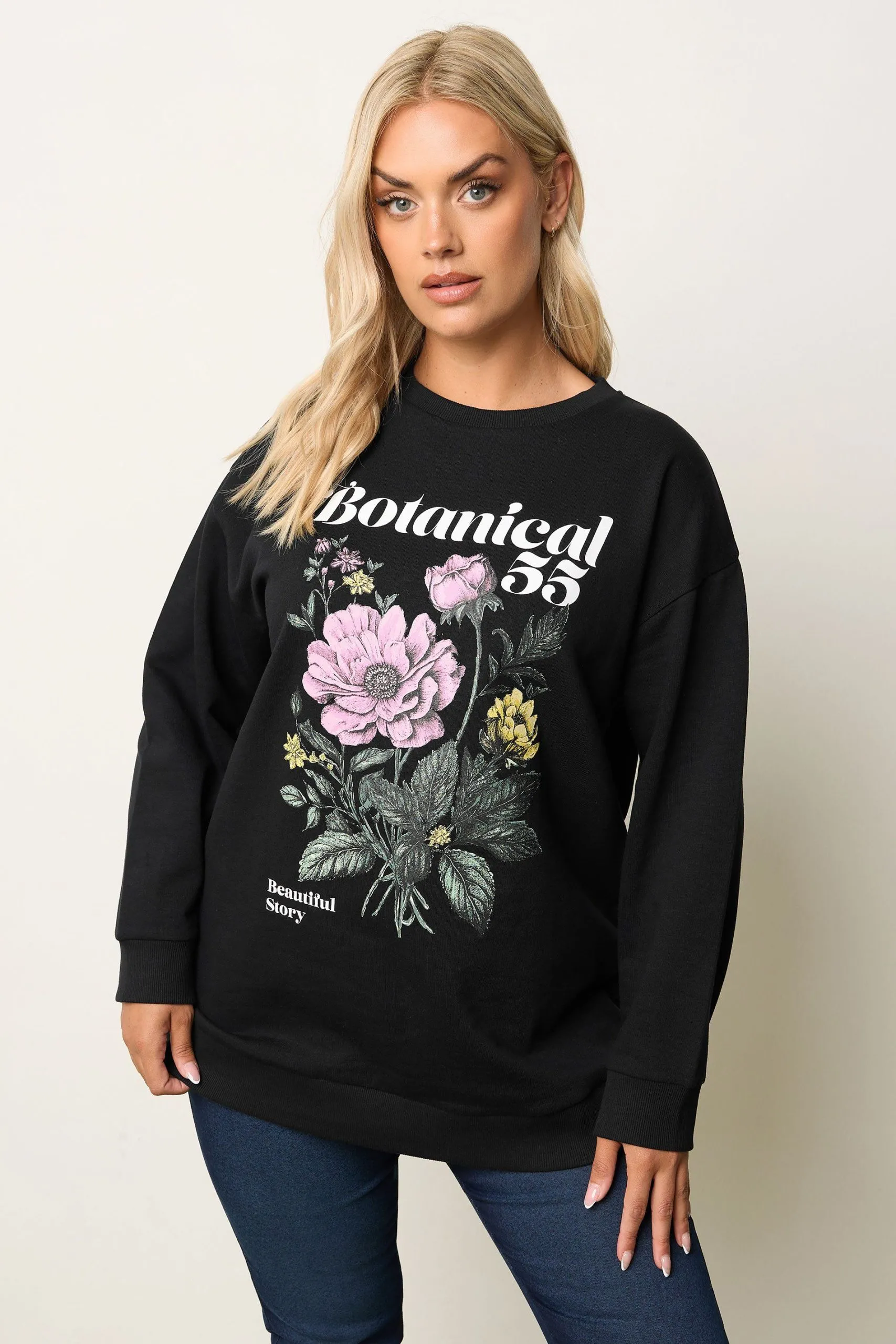 'Botanical' Floral Sweatshirt
