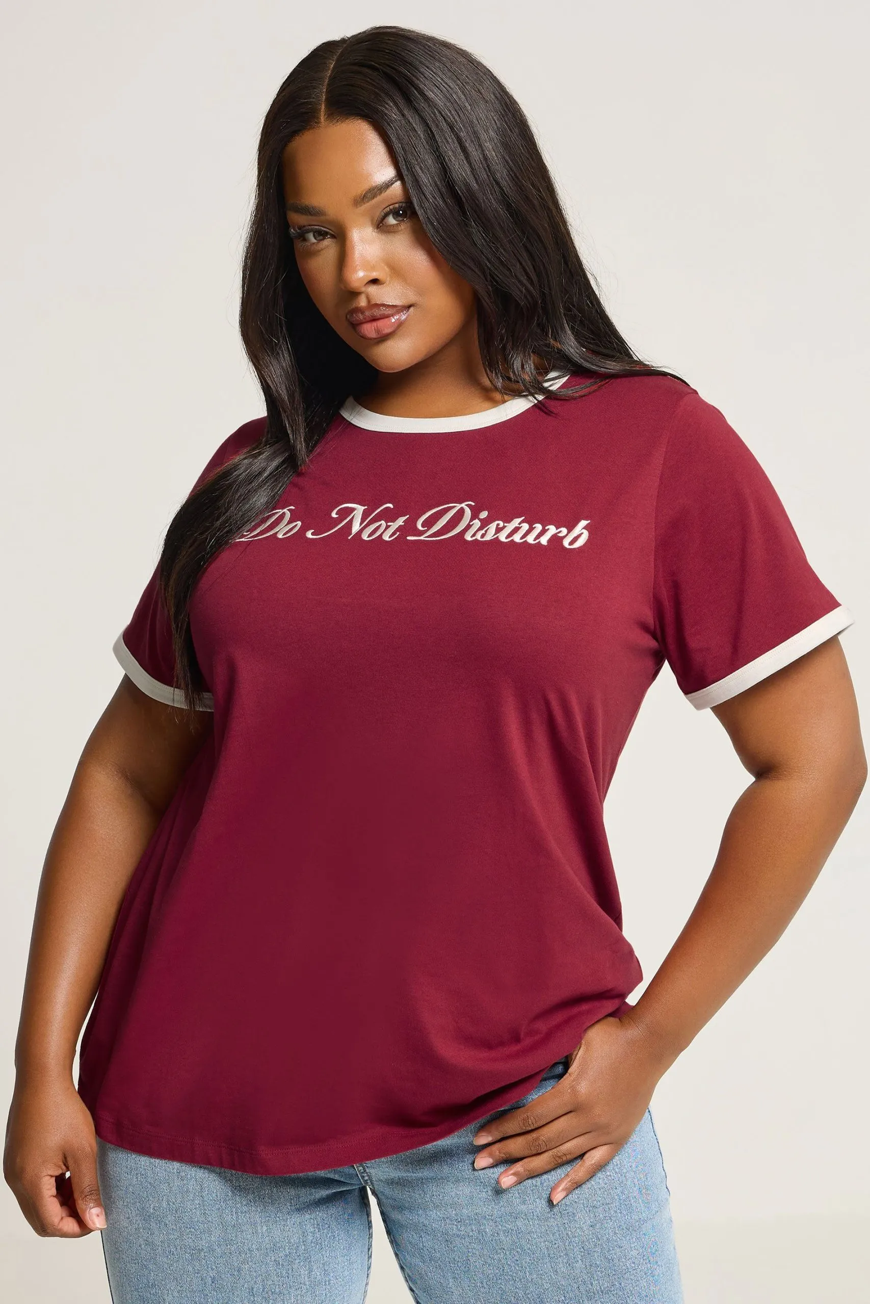 'Do Not Disturb' Slogan T-Shirt