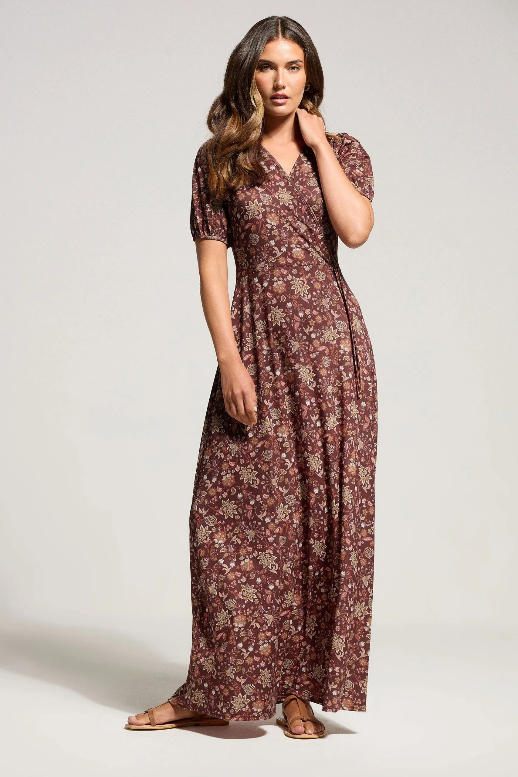 Tall Paisley Wrap Maxi Dress