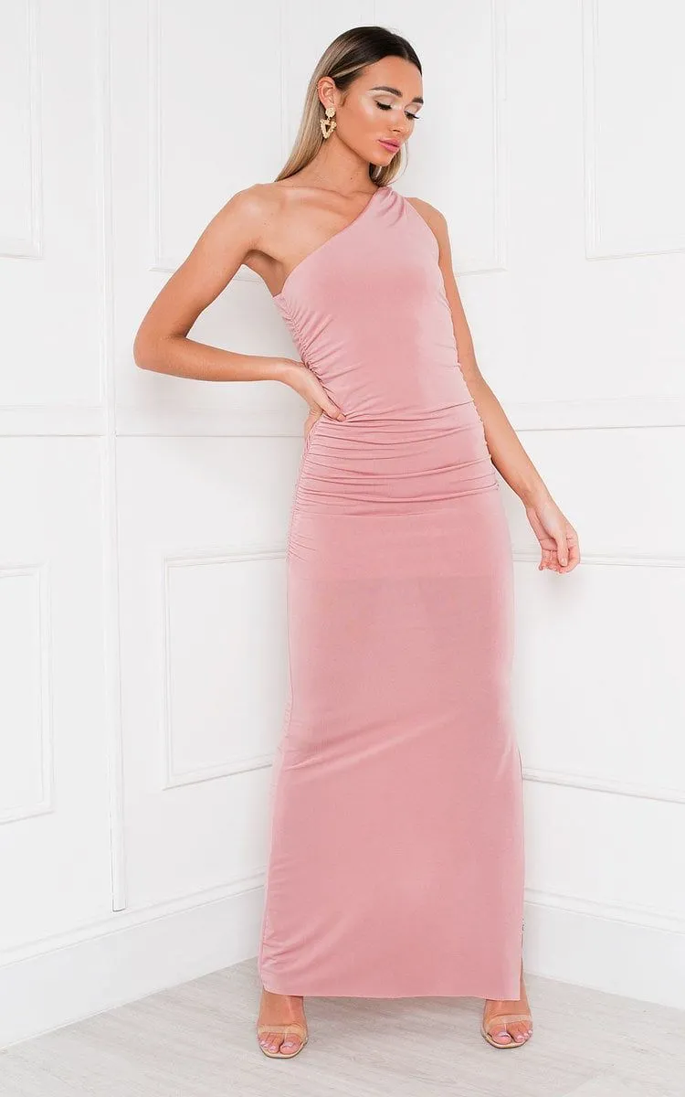 Naomi One Shoulder Bodycon Maxi Dress