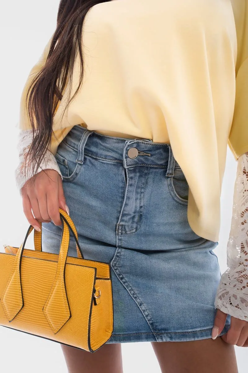 Olivia High Waisted Mini Skirt