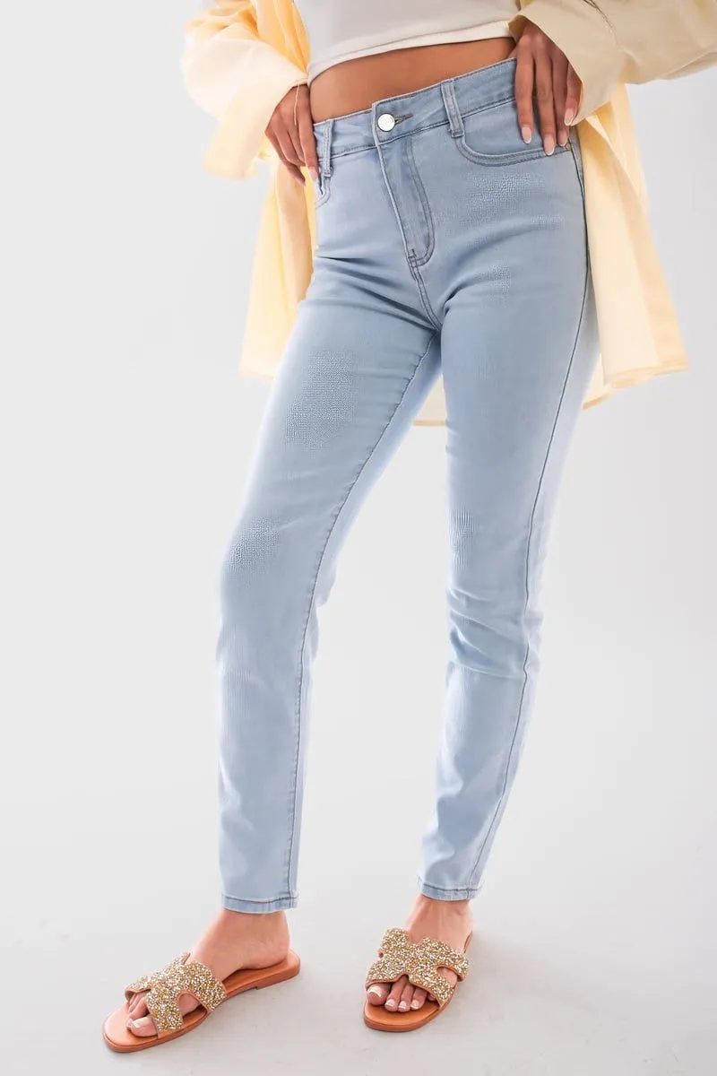 Luna High Waisted Skinny Fit Jeans