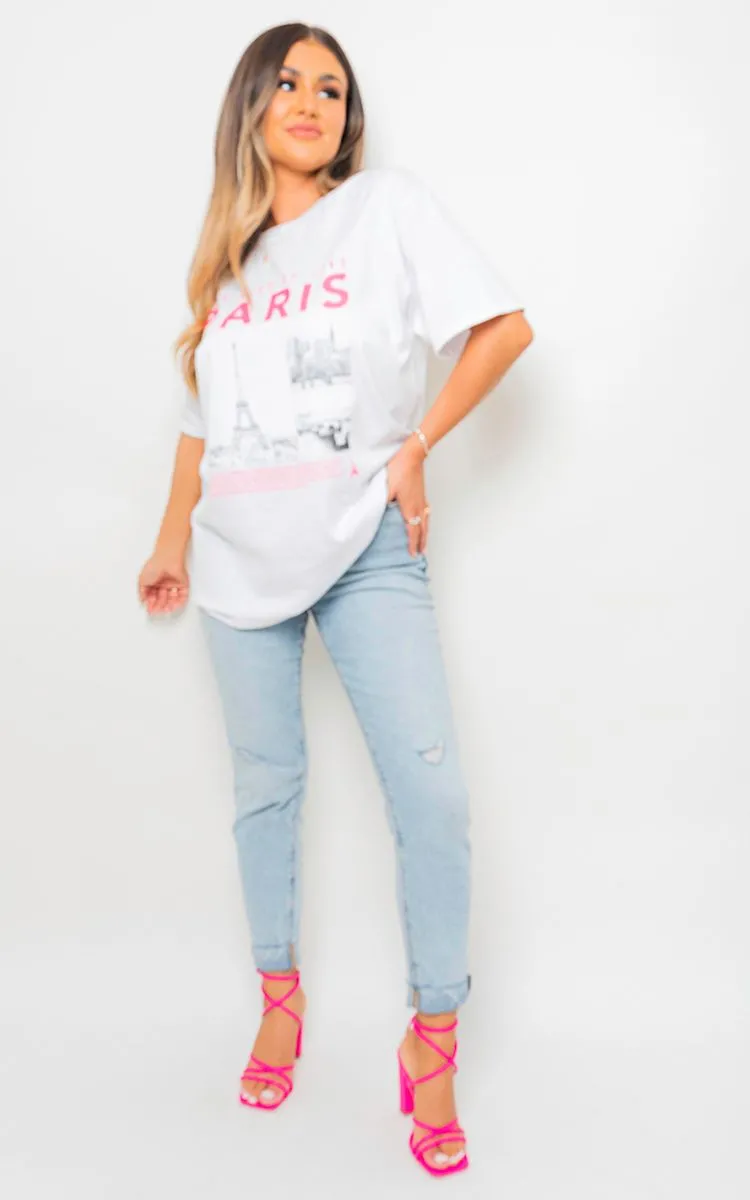 Evie Paris City Of Love Short Sleeve T-shirt