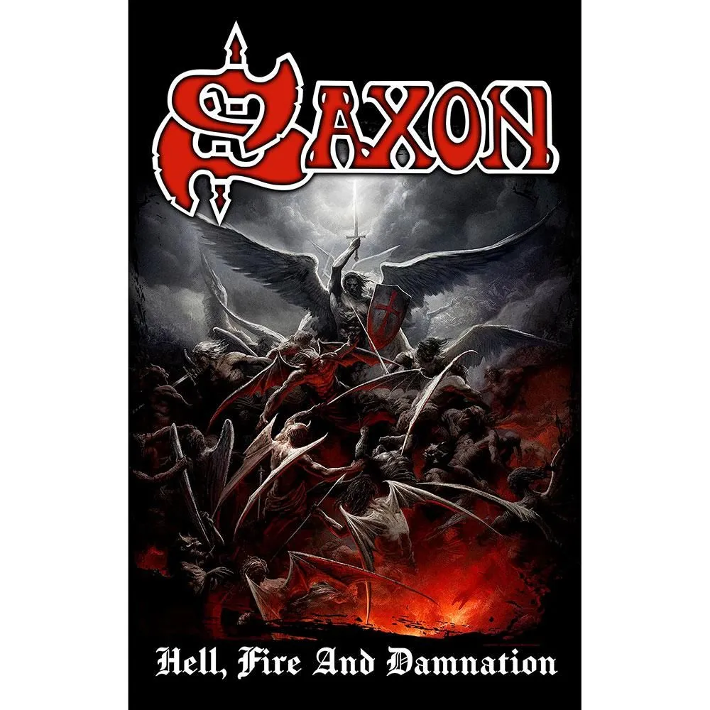 Hell Fire And Damnation Textile Poster