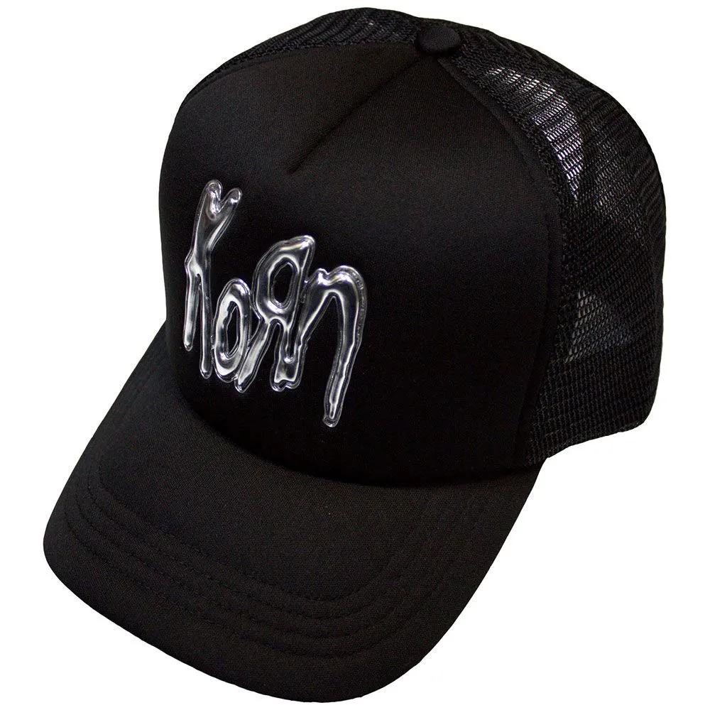 Sonic Silver Back Print Logo Trucker Cap