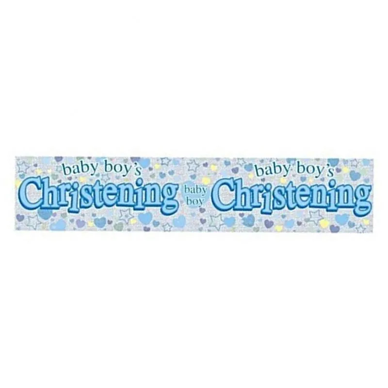Giant Christening Banner
