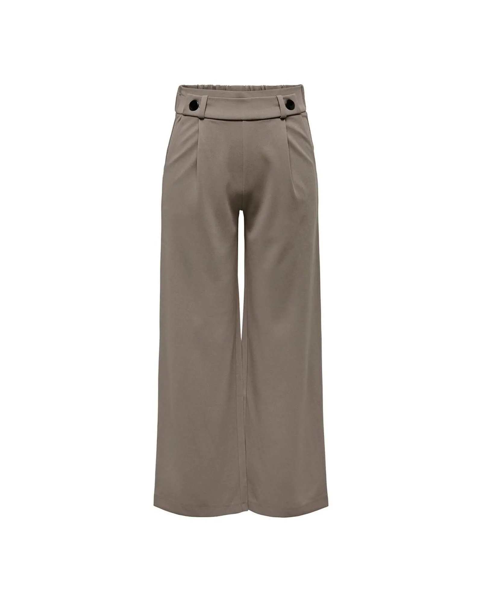 Wide Leg Pants High Waist Pleated Trousers- Gray Jeans