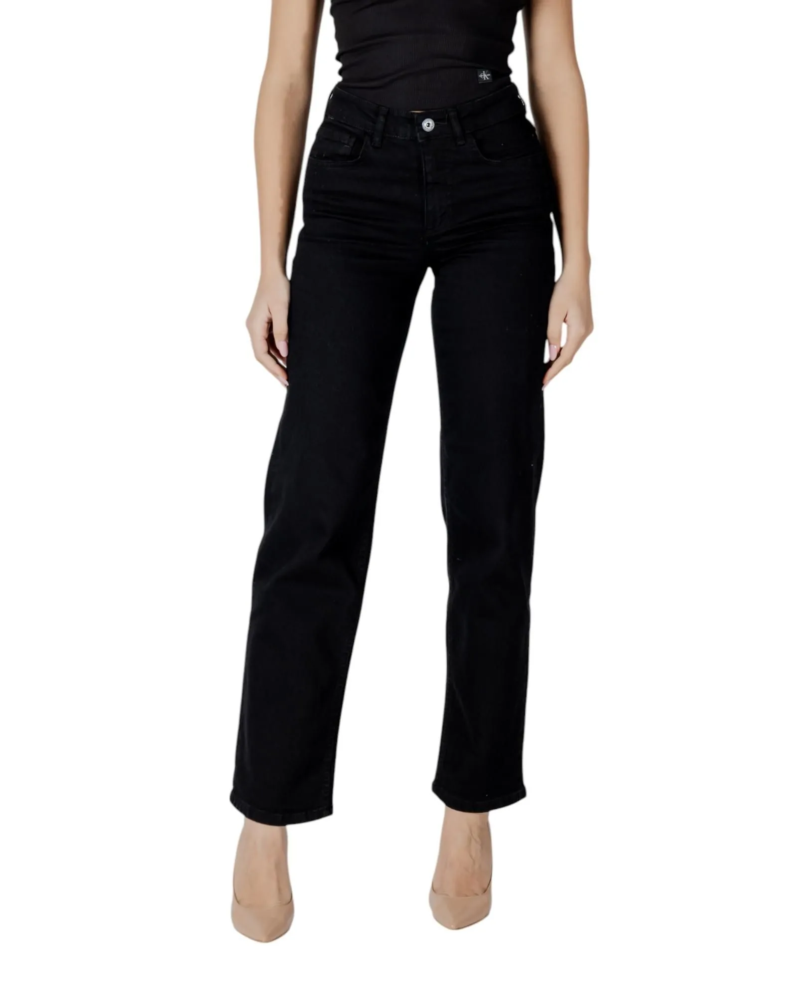 Straight Leg Jeans- Black