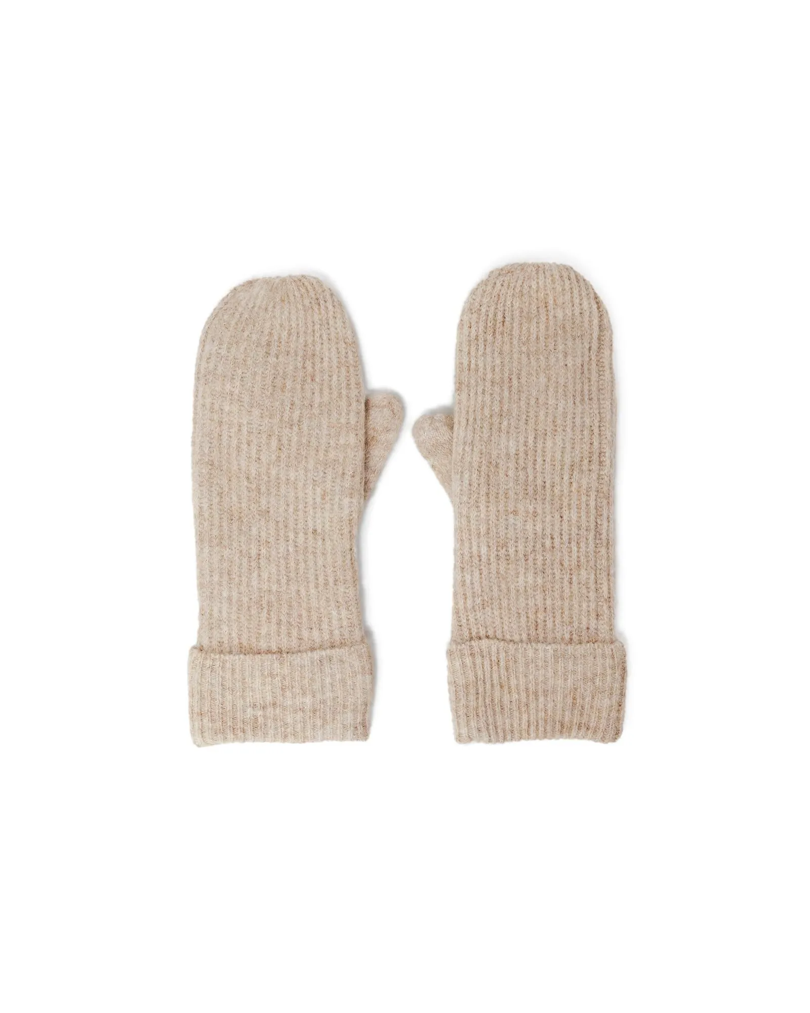 Knitted Beige MittensGloves