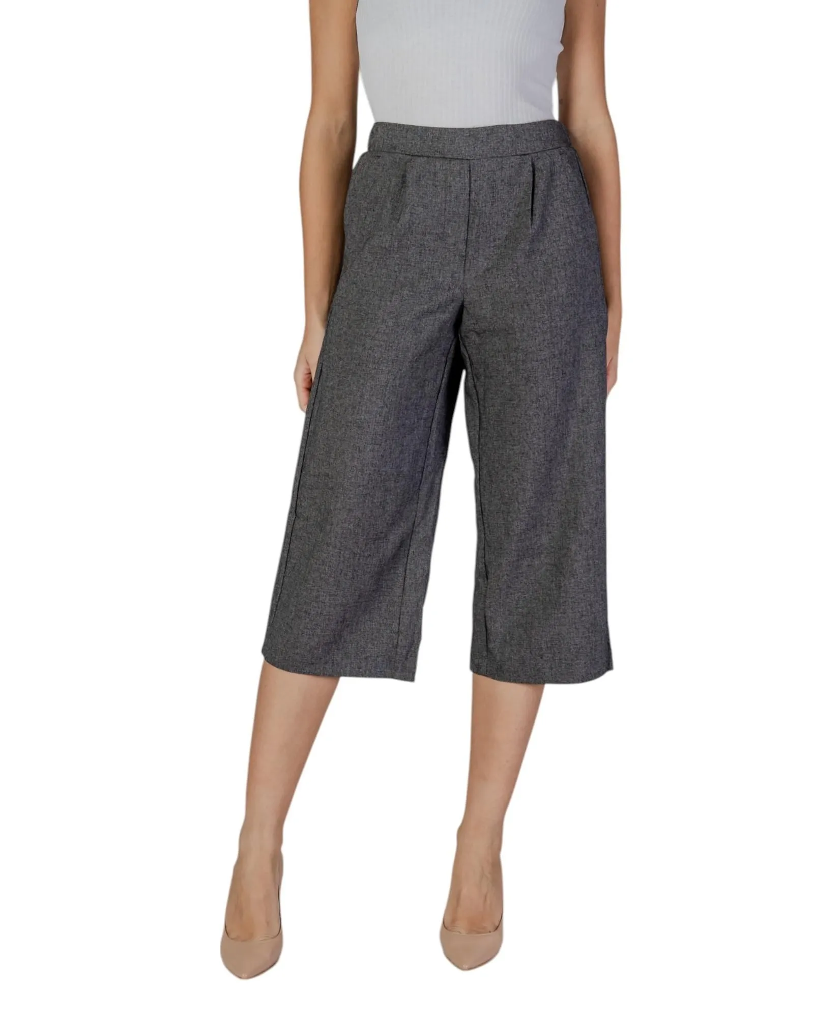 Culottes Relaxed Fit- Grey Trousers