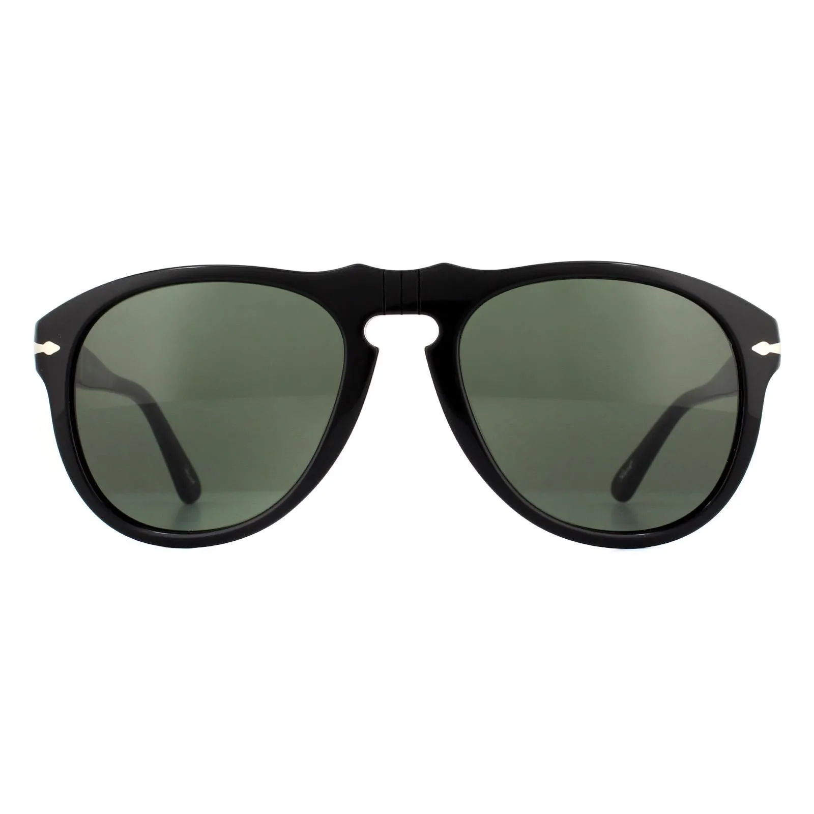 Aviator Black Green Sunglasses