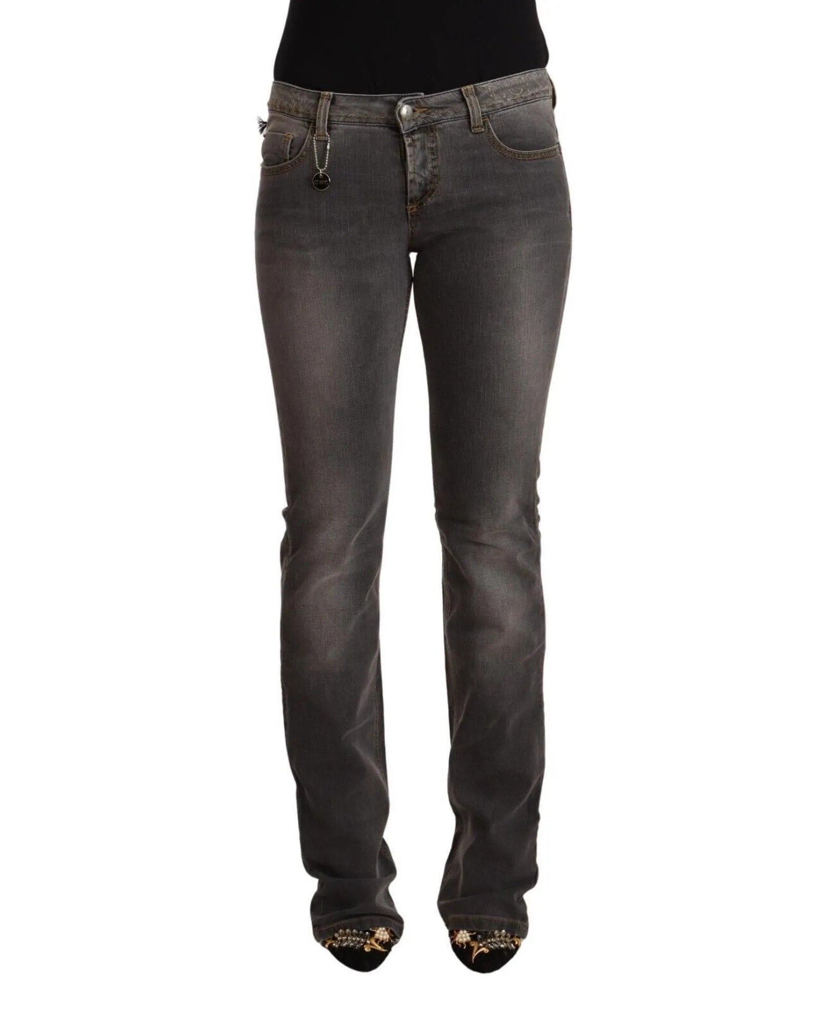 Jeans Straight Leg- Gray Jeans