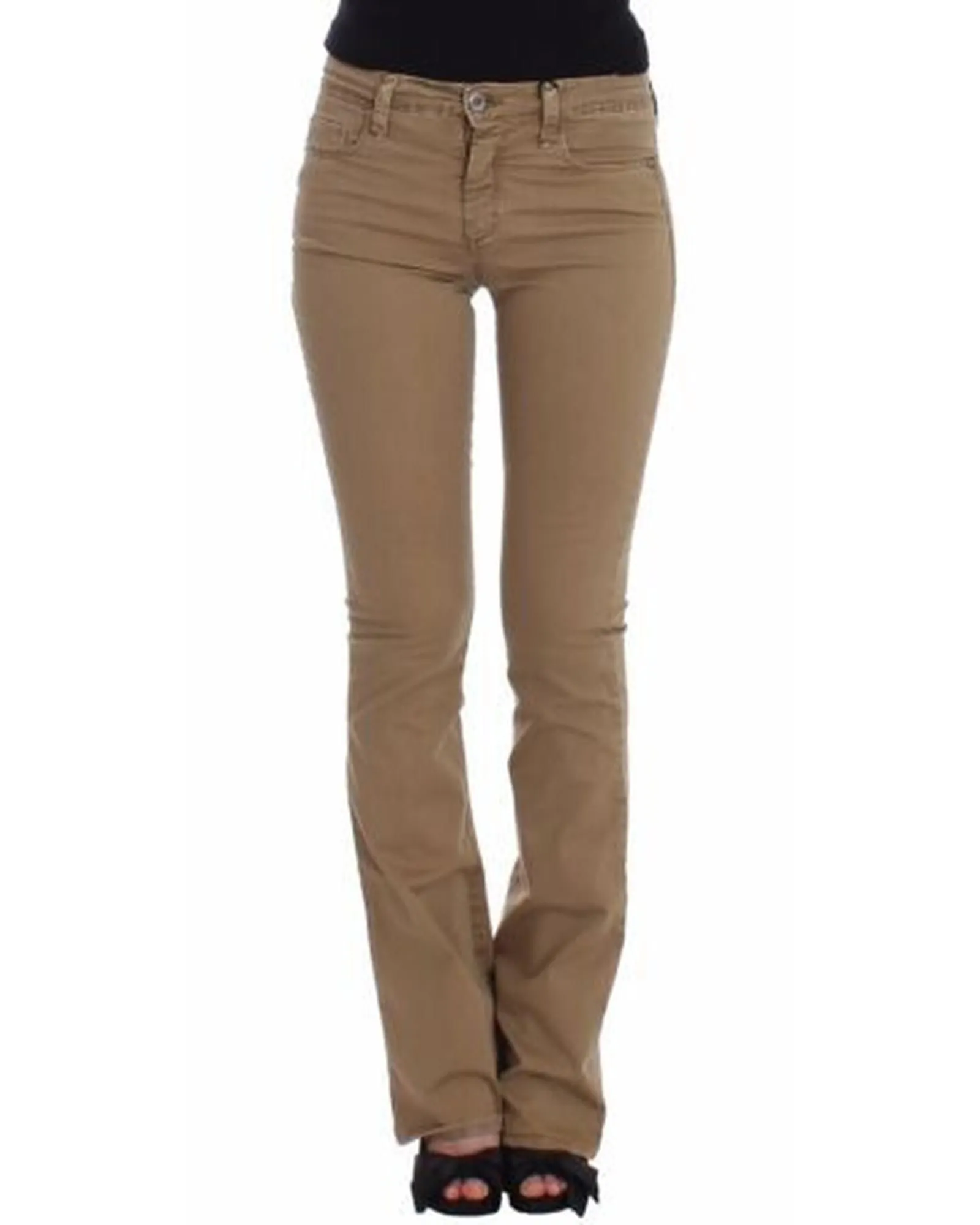 Bootcut Jeans- Beige Jeans