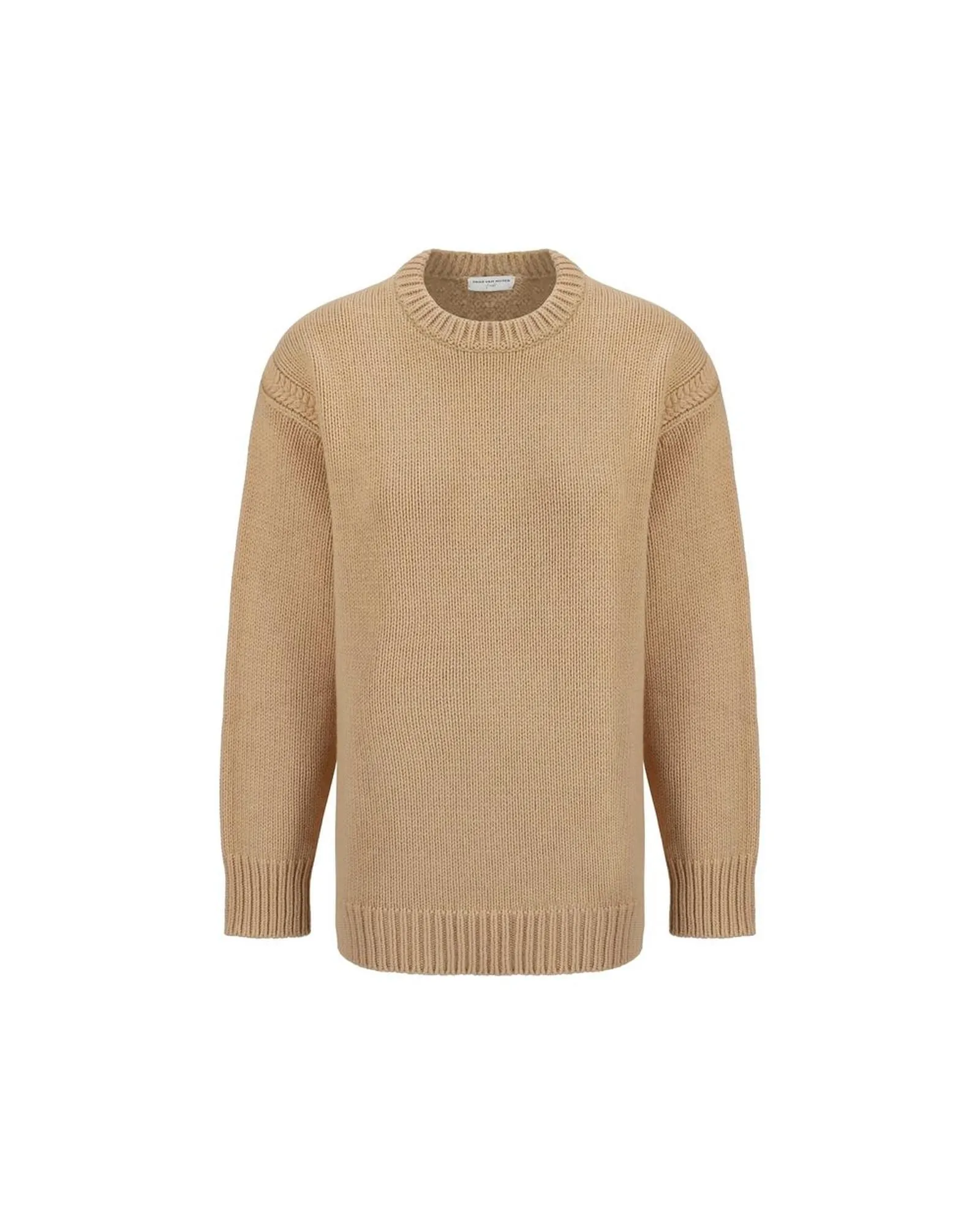 Cashmere Crew Neck Sweater Model CHC24AMP48520- Beige