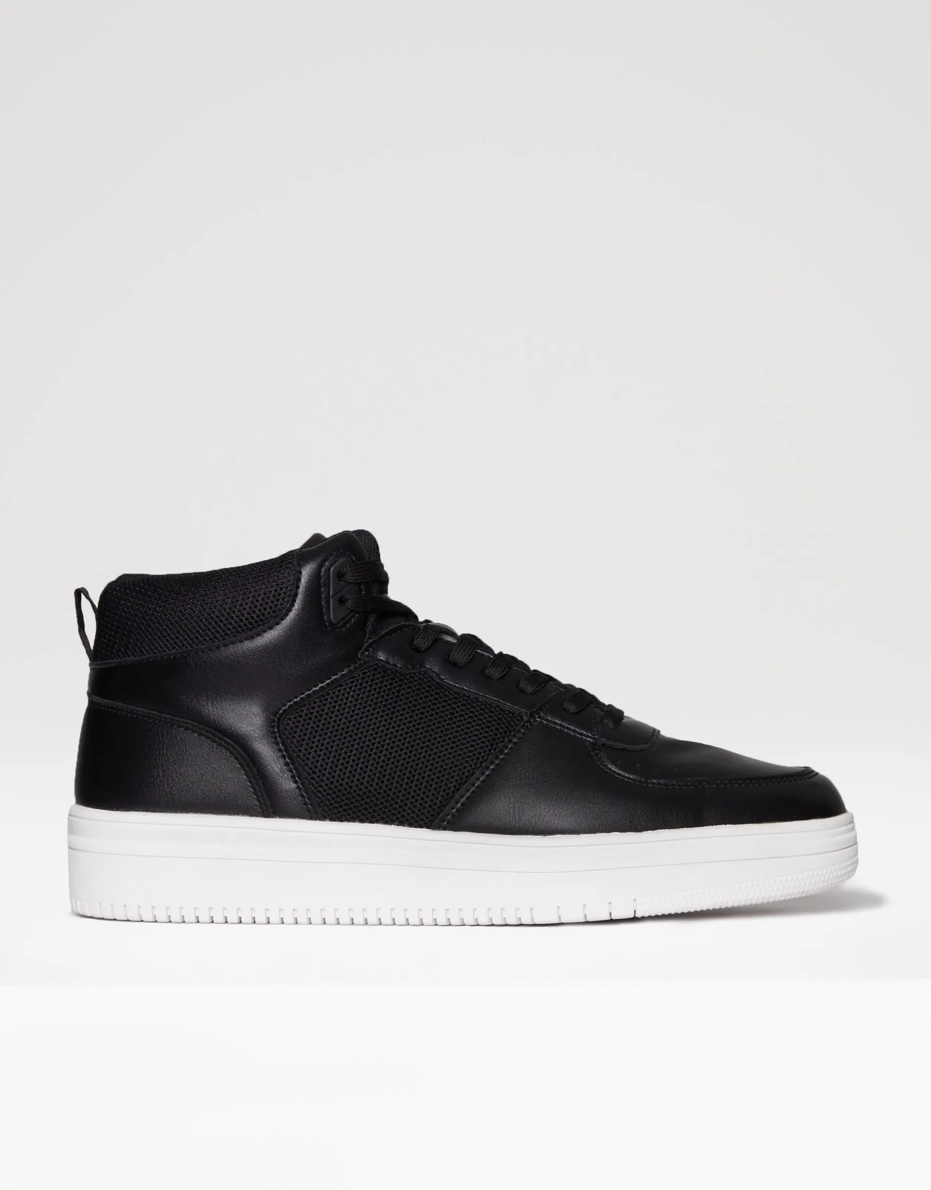 'Villa' Sport Panel High Top Trainers