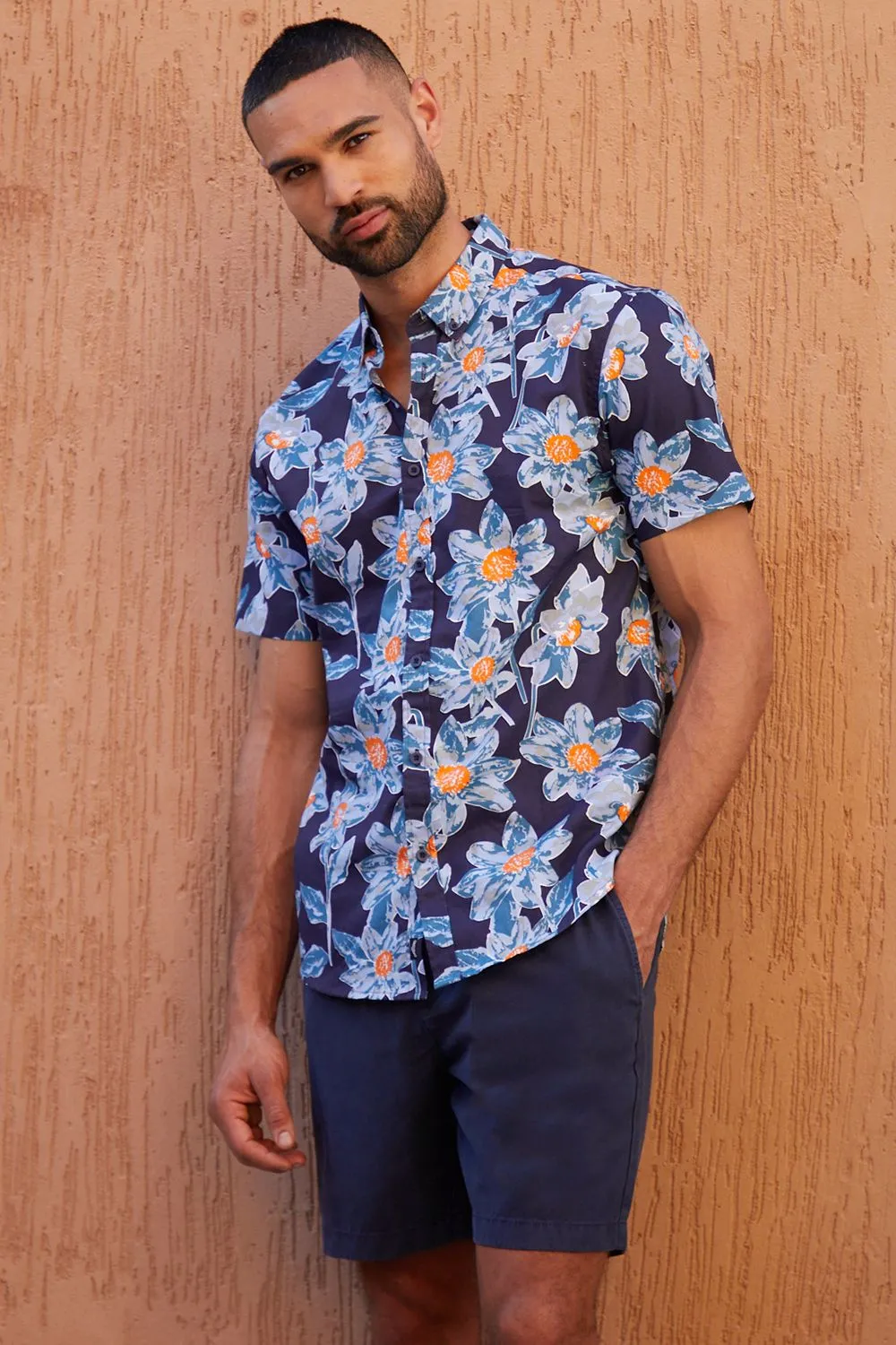 'Lent' Cotton Lyocell Jogger Style Shorts