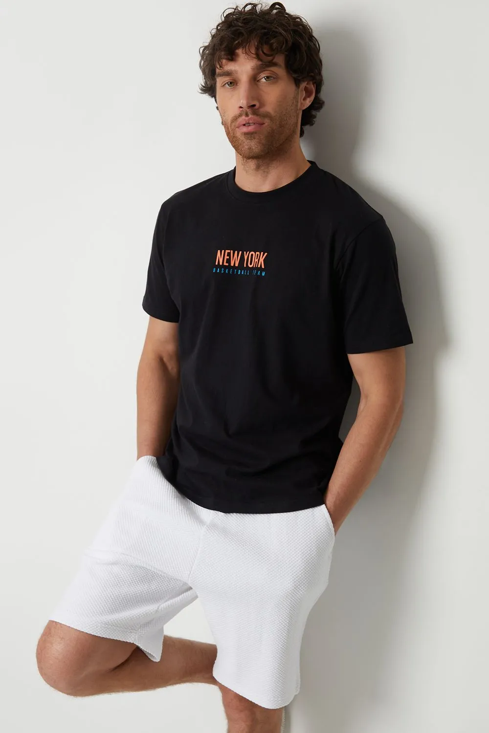 'Jewel' Waffle Textured Sweat Shorts