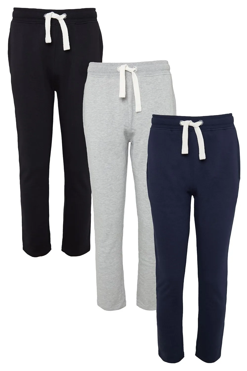 3 Pack Straight Leg Joggers