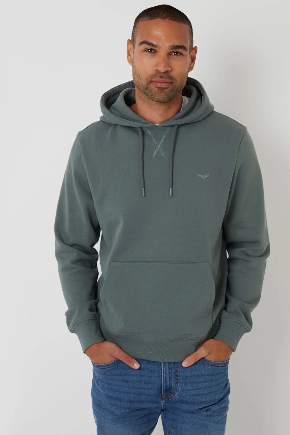 Cotton Blend Pullover Hoody