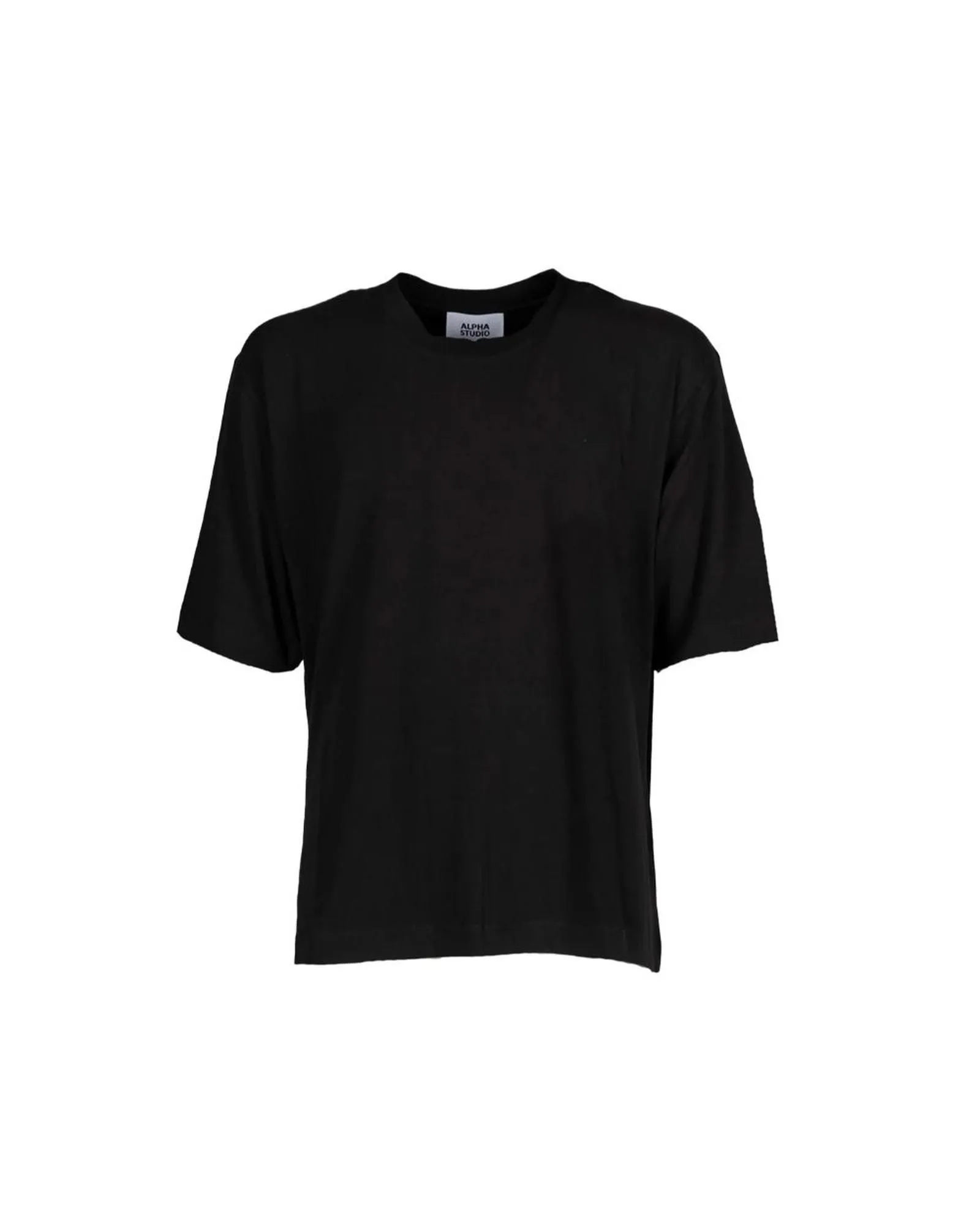 Crop Short Sleeve Tee  - Black T-Shirts
