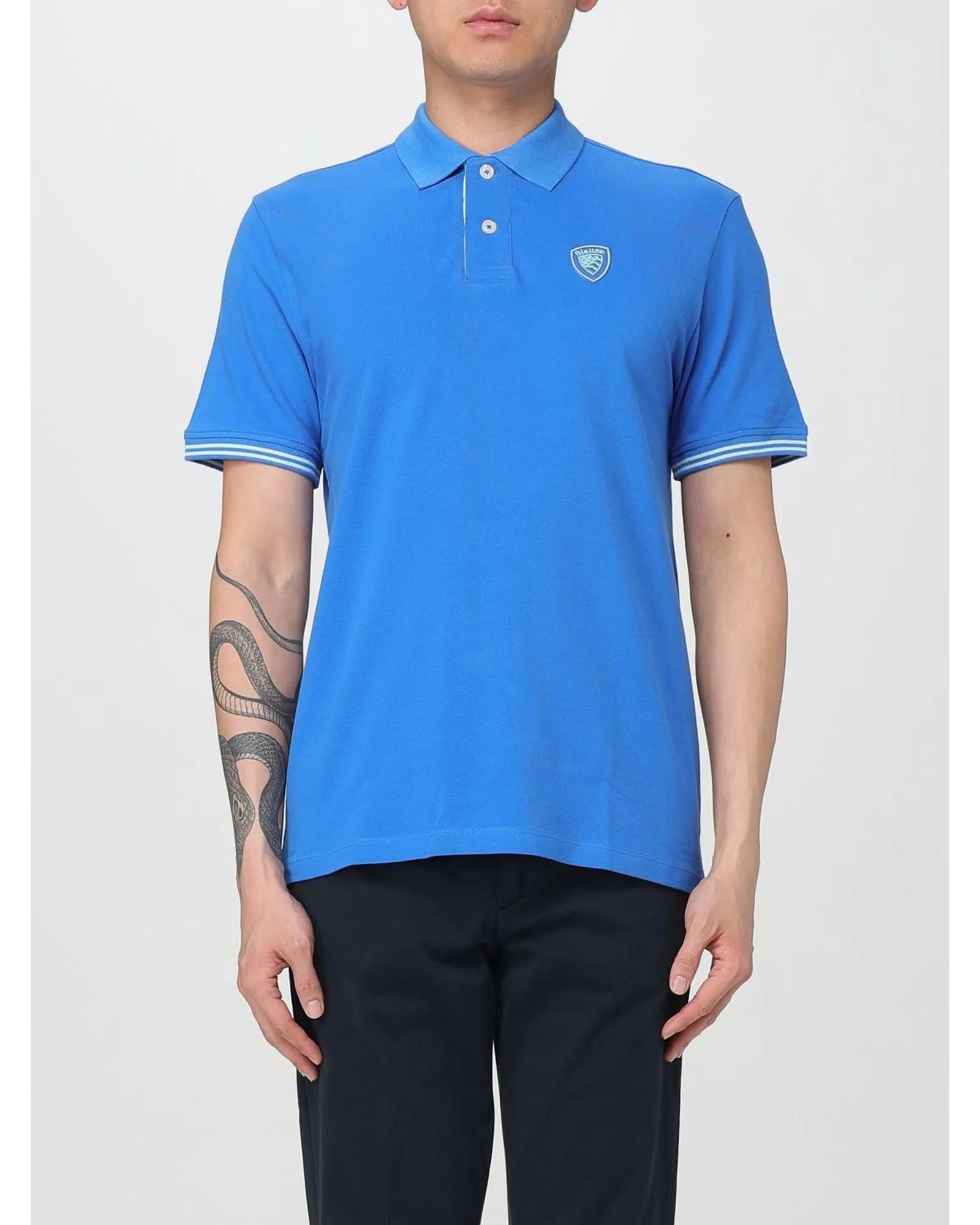 Short Sleeve Polo Shirt- Royal Blue