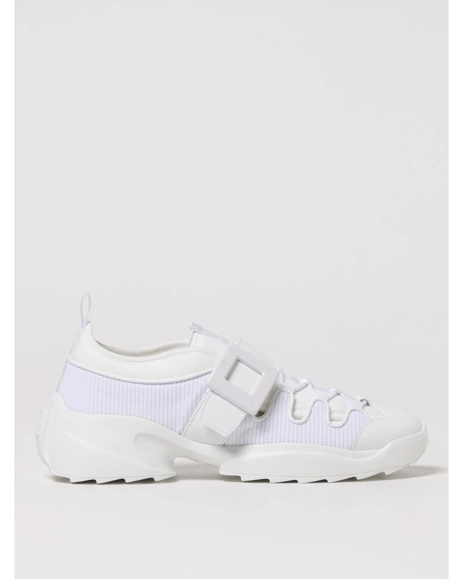 Viv Run Sneaker Buckle Closure- White