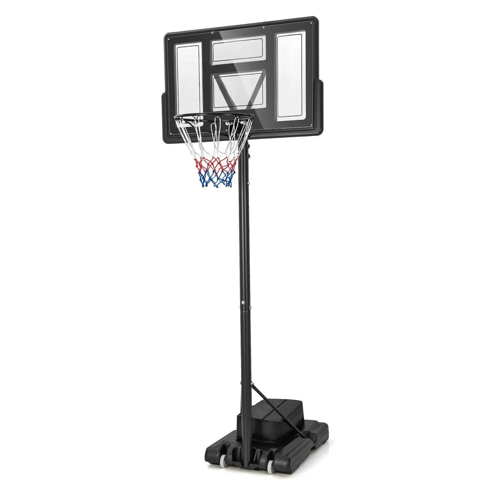 Portable Basketball Hoop 11-Level Adjustable Basketball Goals System