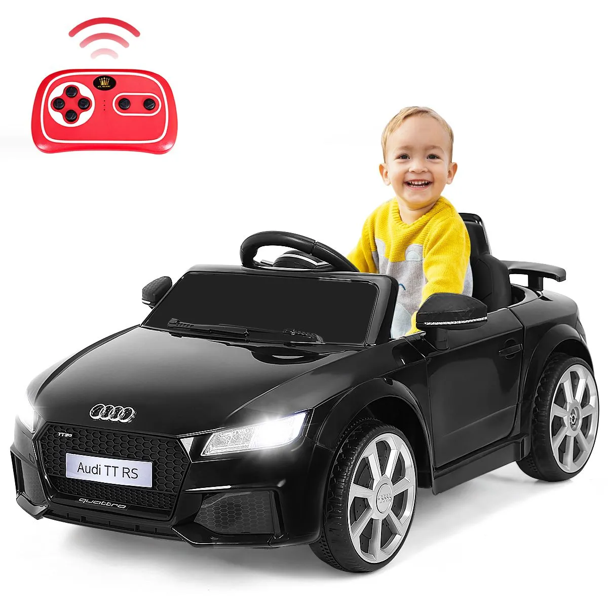 Kids Ride On Electric Car Toy With High/Low Speed Music Remote control