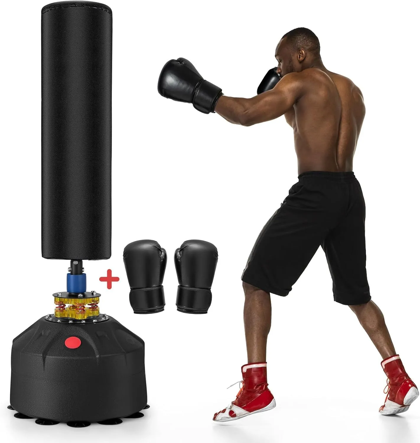 Adults Freestanding Punching Bag Home Gym Kickboxing Bag With Stand
