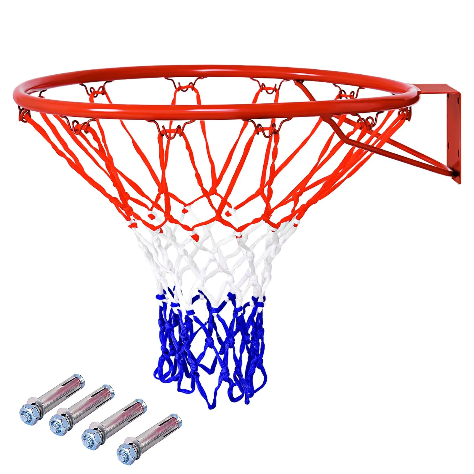46 cm Basketball Replacement Net Wall Door Mounted Basketball Rim Hoop