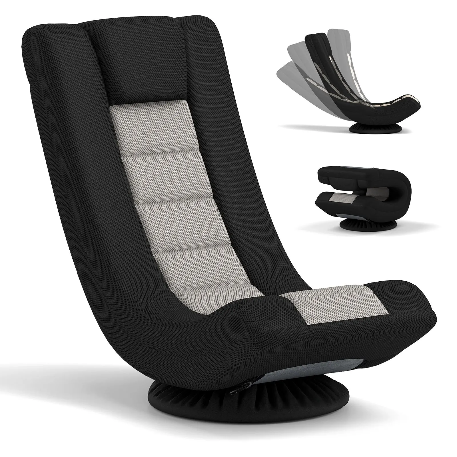 360° Swivel Gaming Chair Folding Floor Sofa Adjustable Lounge Chair