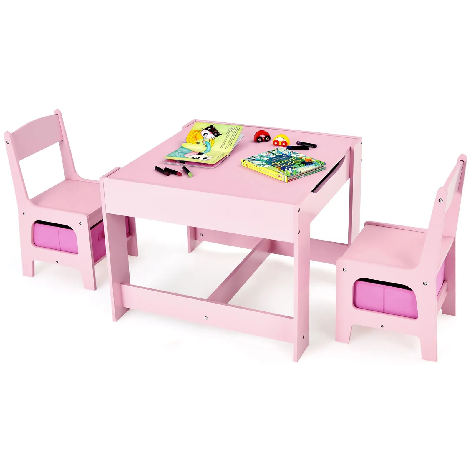 3-In-1 Activity Table Multipurpose Children Table And Chair Set