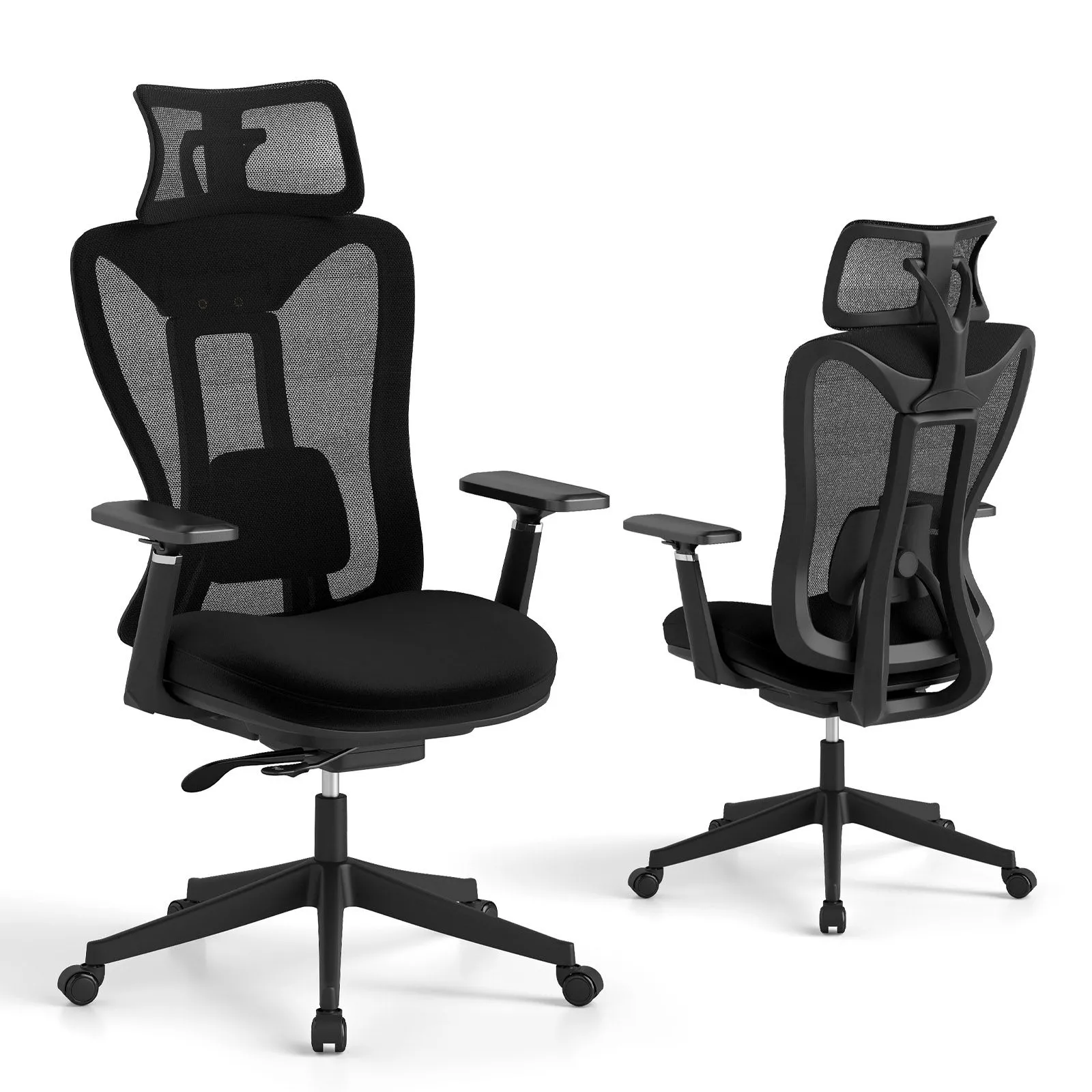 Ergonomic Mesh Office Chair High Back Executive Chair With Headrest