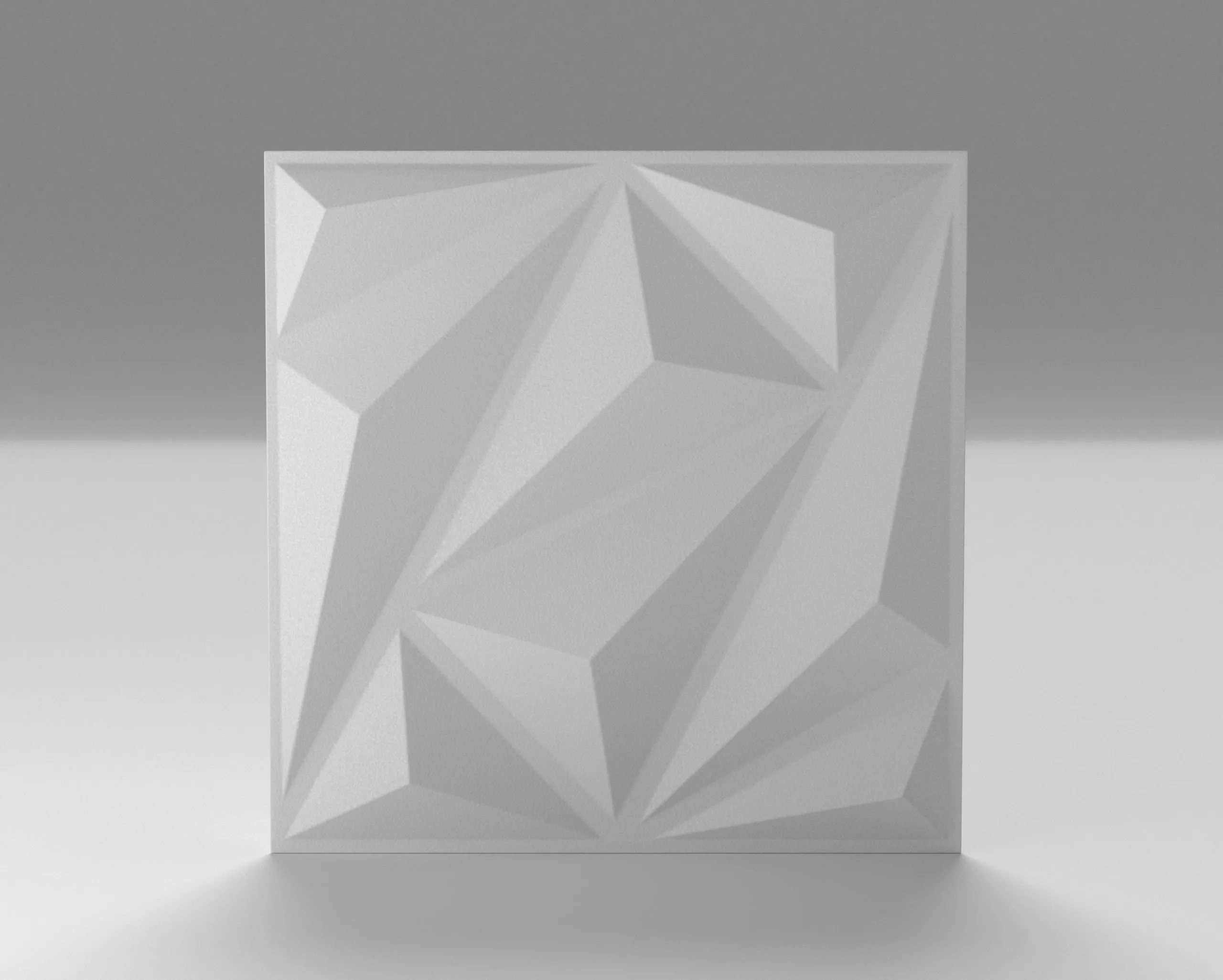 50-Pack 3D Wall Panel 30 x 30cm PVC Diamond Textured Interior Decor