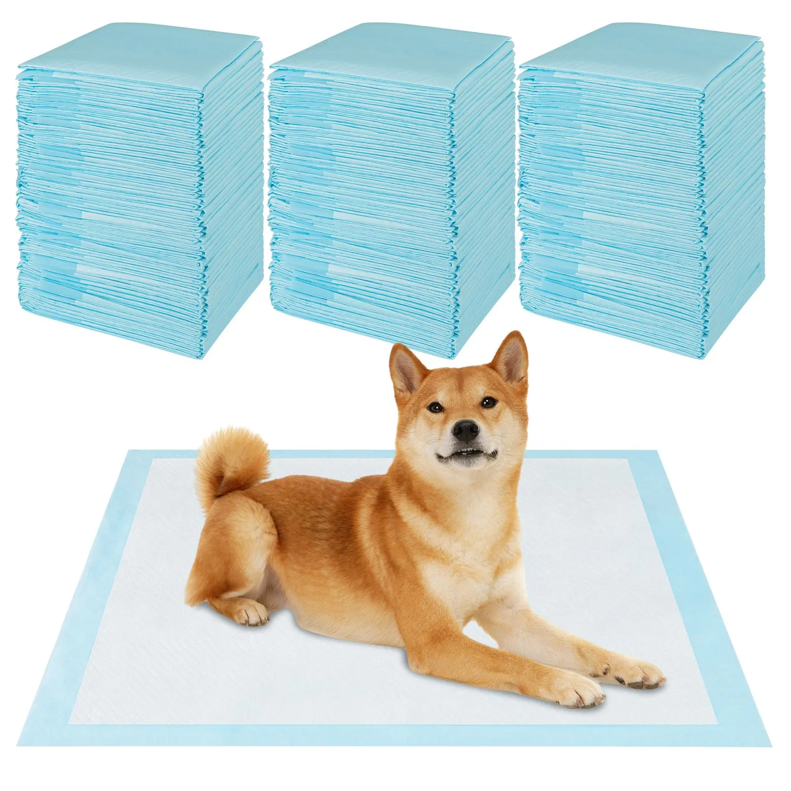 Dog and Puppy Pee Pads 90 x 60 cm(150 Counts) 6-Layer Pet Pads