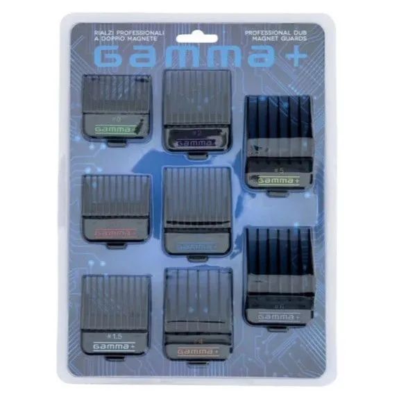 Professional Double Magnetic Clipper Guards - Set of 8