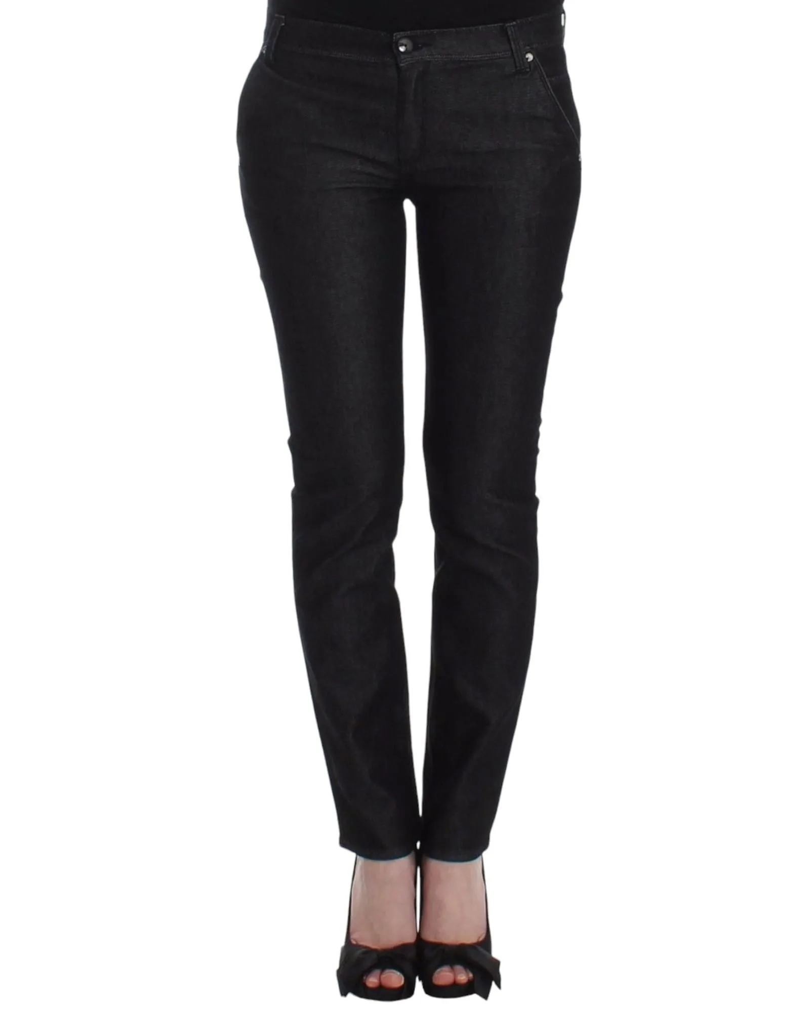 Straight Leg Jeans- Black Jeans