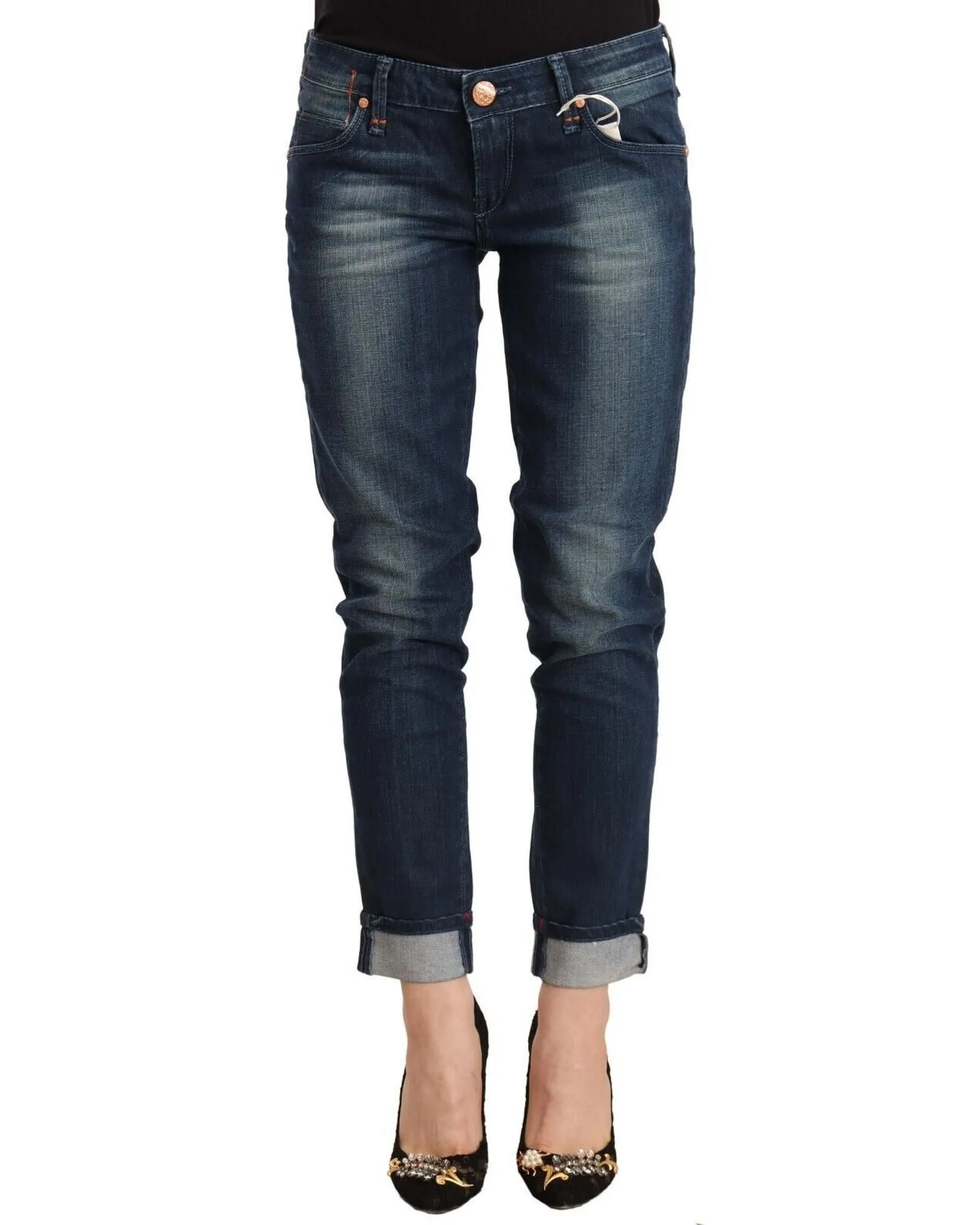 Boyfriend Jeans Relaxed Fit- Blue Jeans