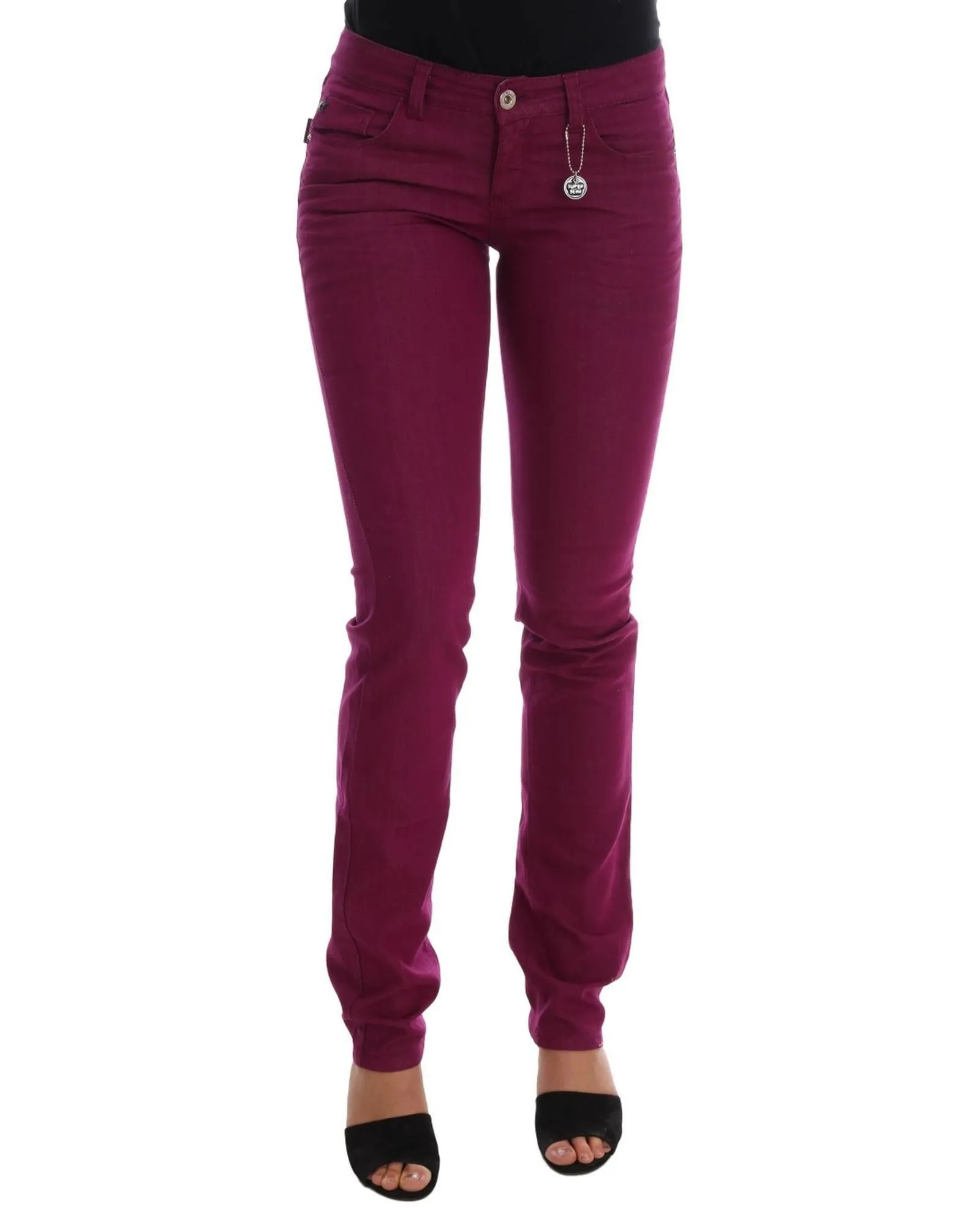 Jeans Straight Leg PurpleJeans