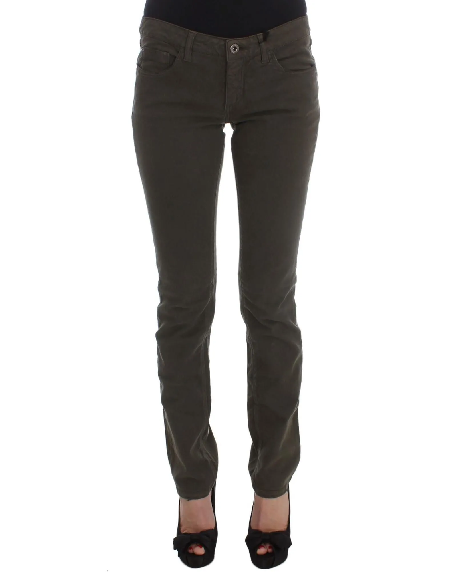 Straight Leg Jeans- Green Jeans