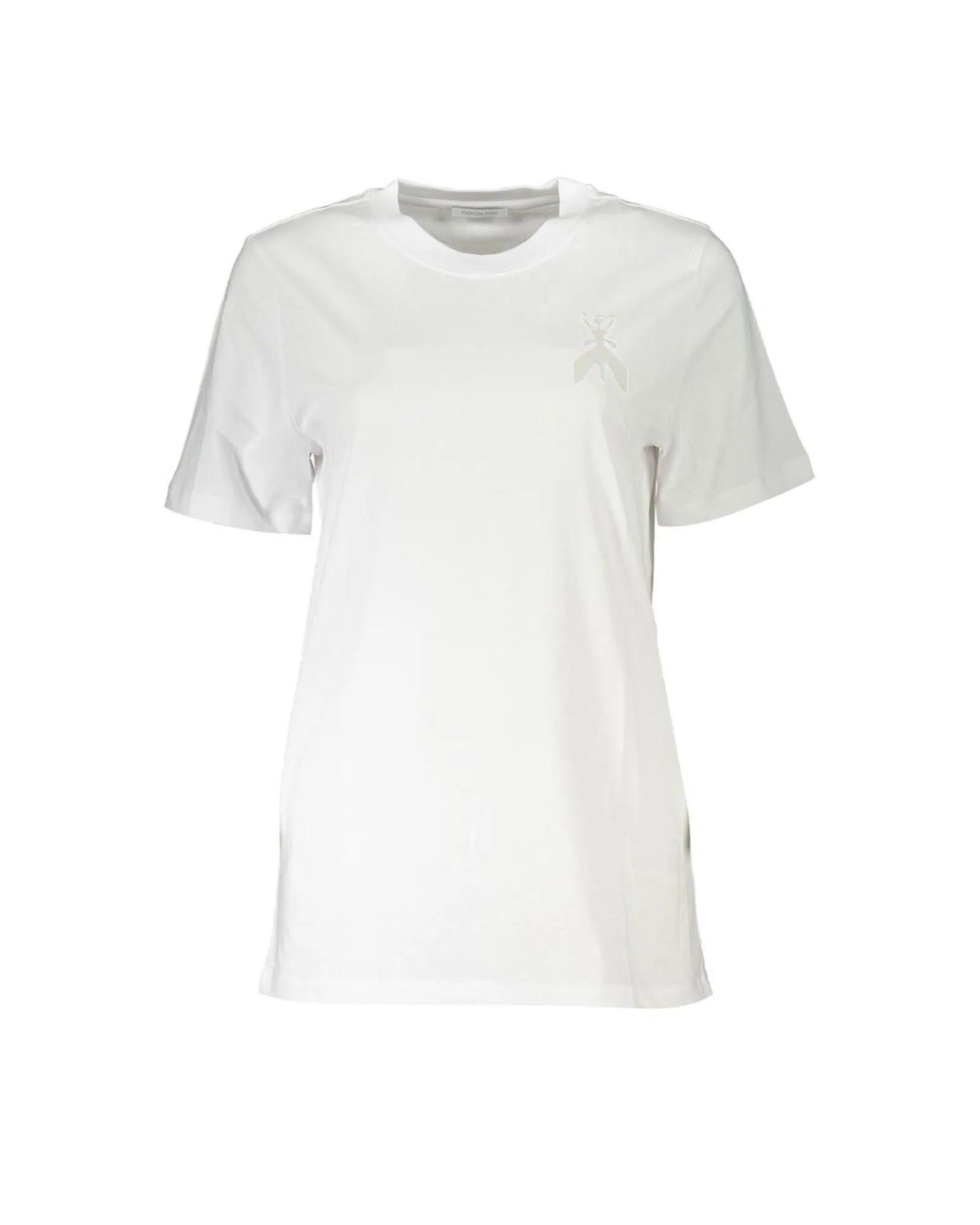 Embroidered Insect Detail TShirt- White T-Shirts