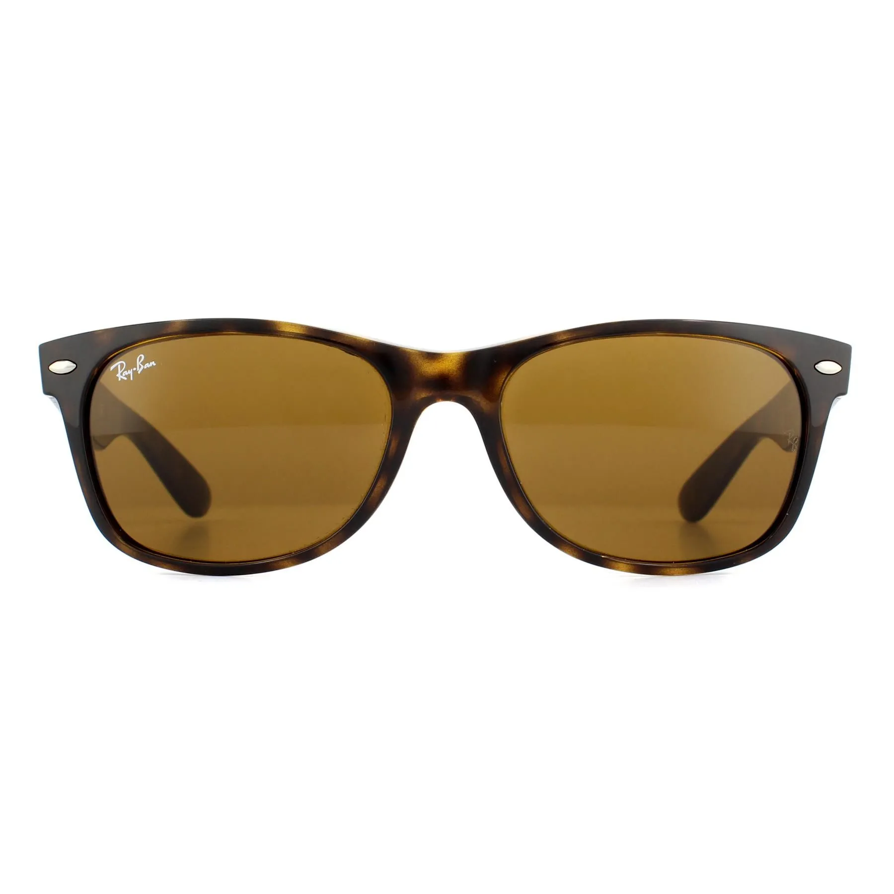 Rectangle Light Havana Brown Sunglasses
