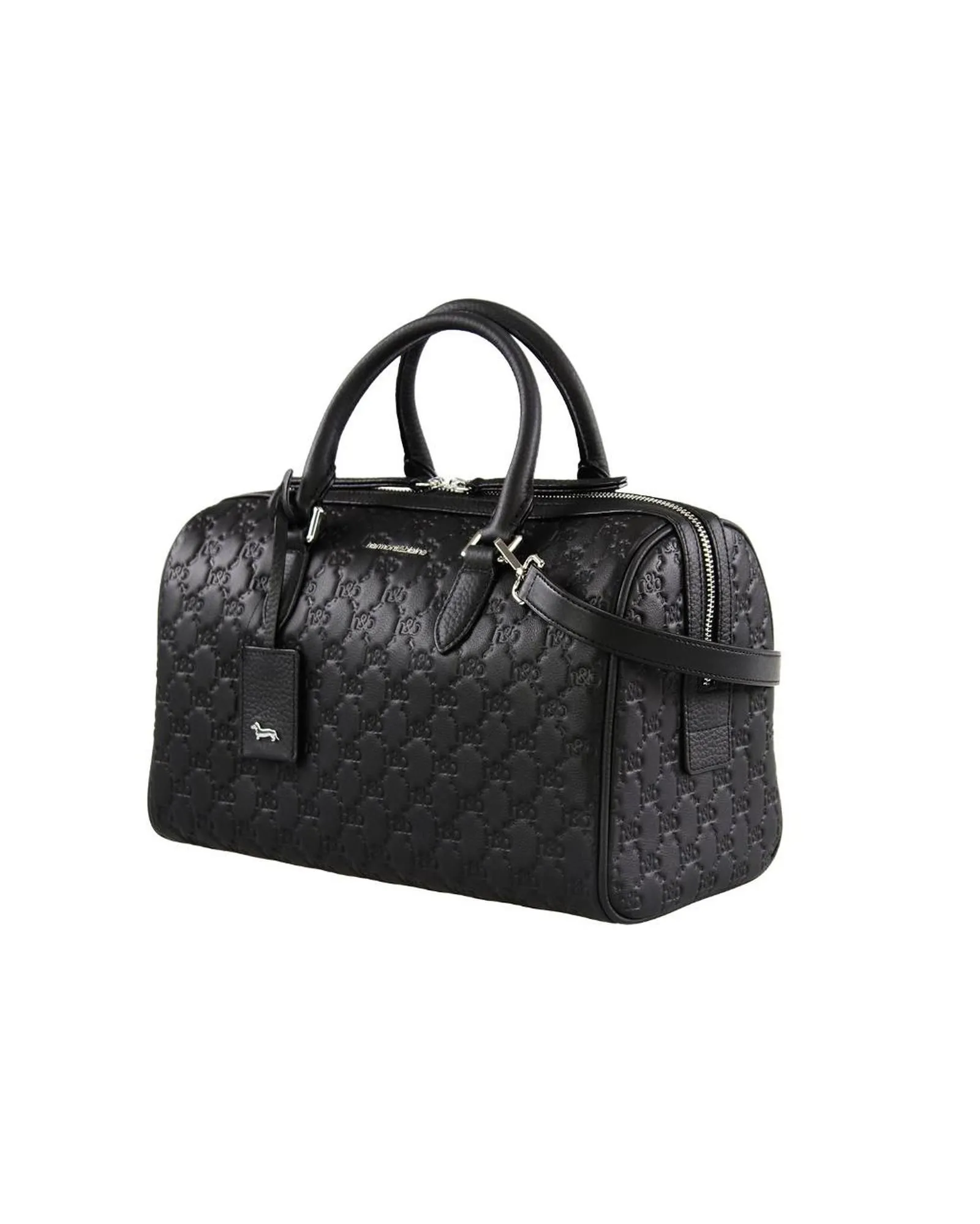 Removable Strap Shoulder Bag with Synthetic and Leather Material