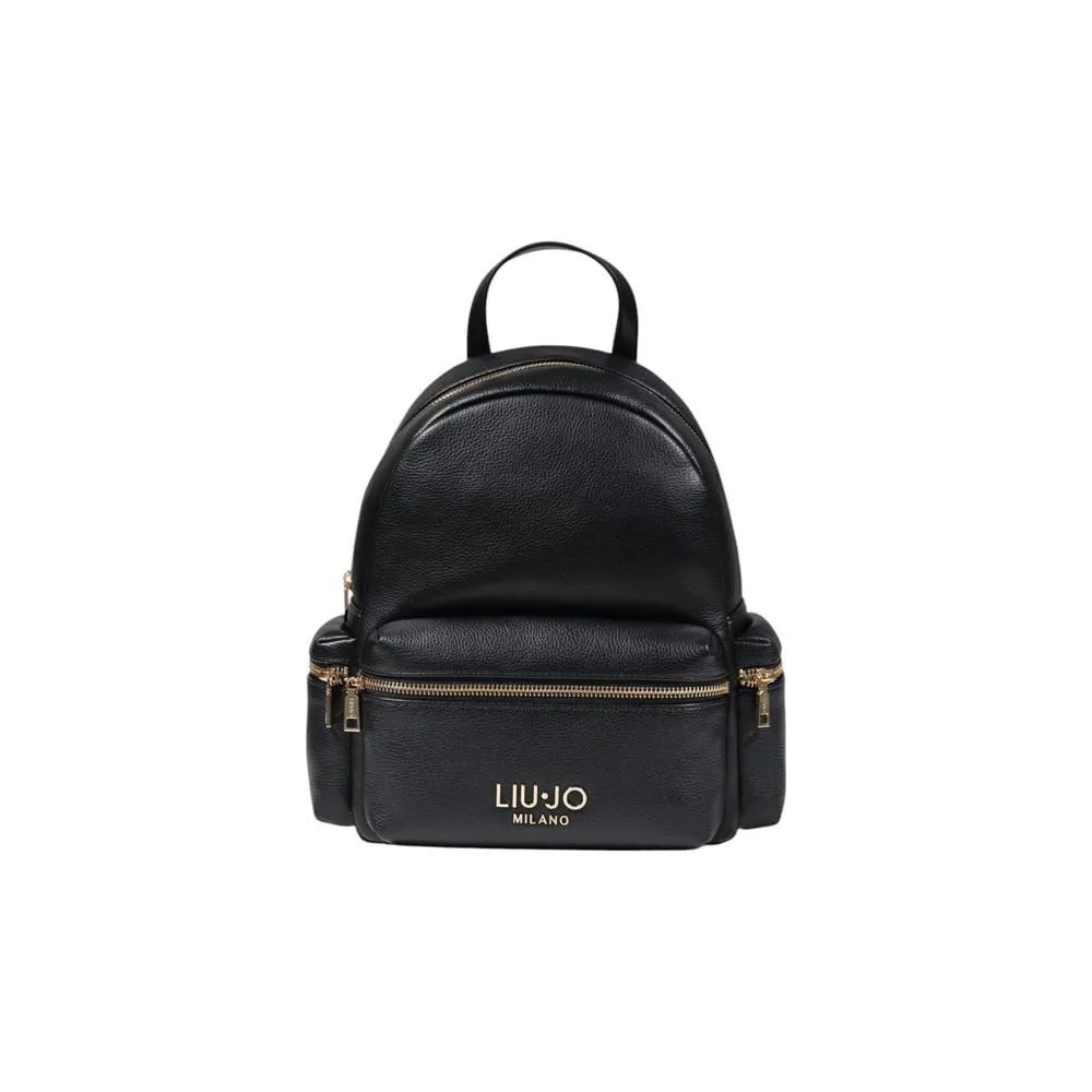 Leather Backpack CF1322EP0200- Black Bags