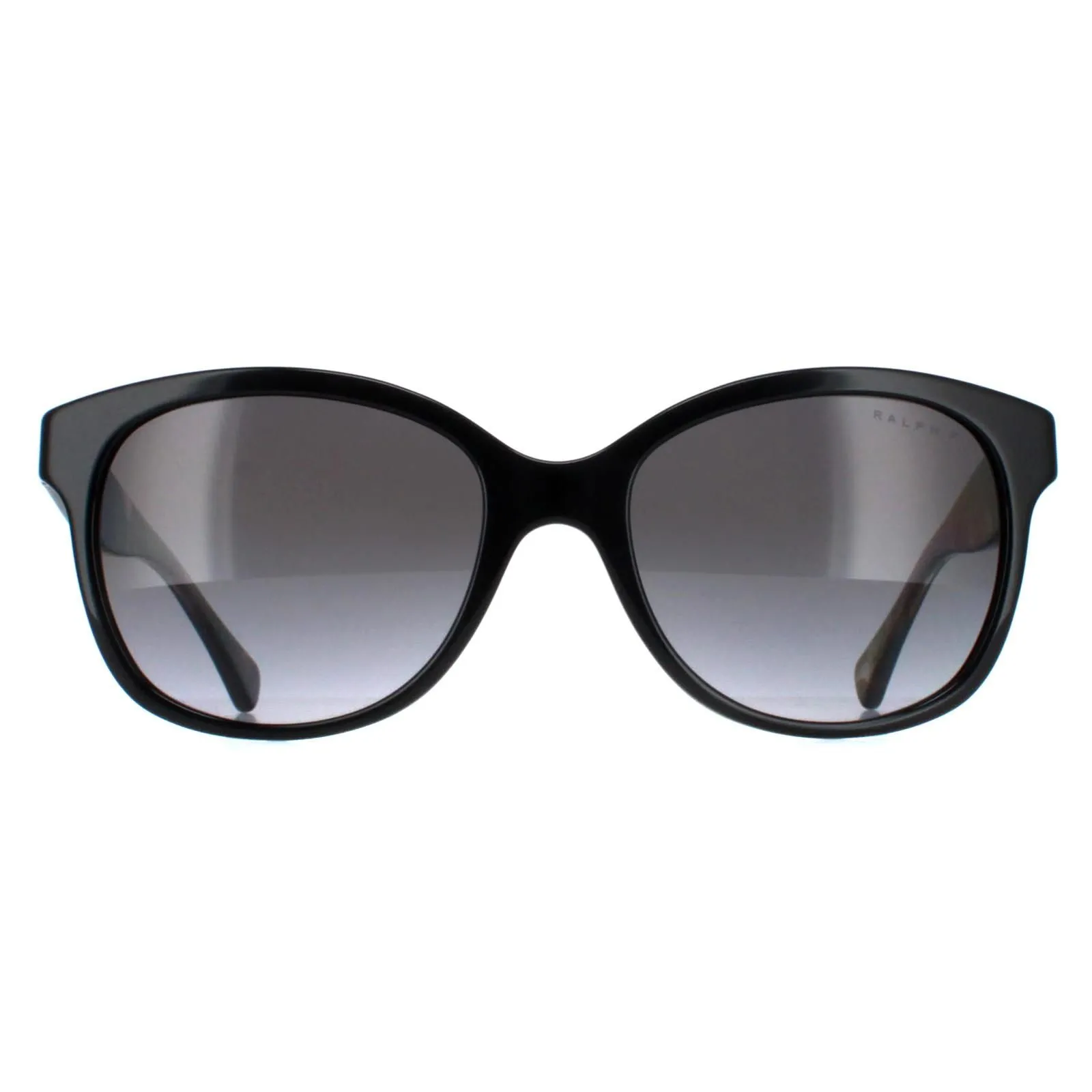 Cat Eye Shiny Black and Havana Grey Gradient Polarized RA5191