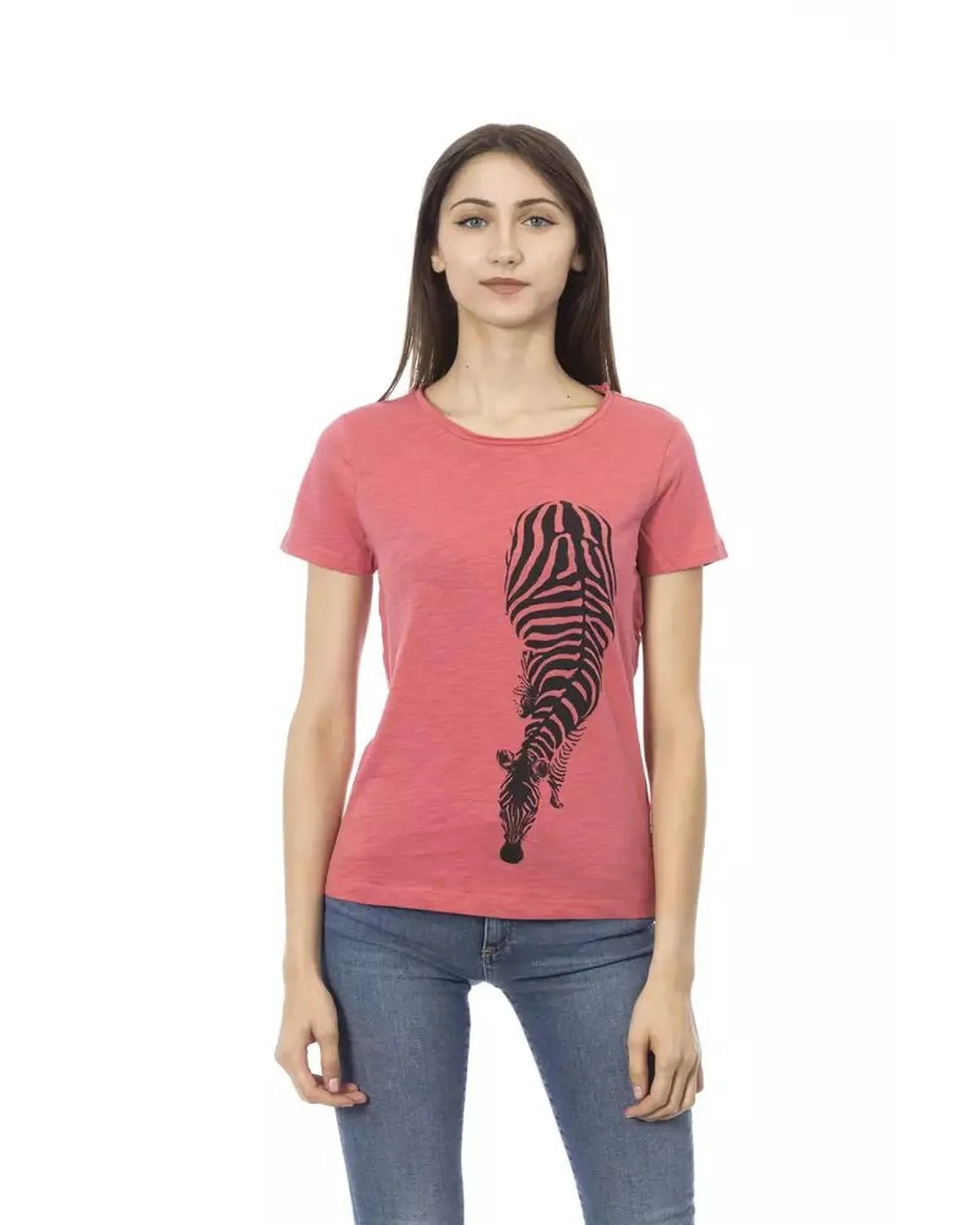 Zebra Graphic Tee Short Sleeves Wo - Multicolor Tops