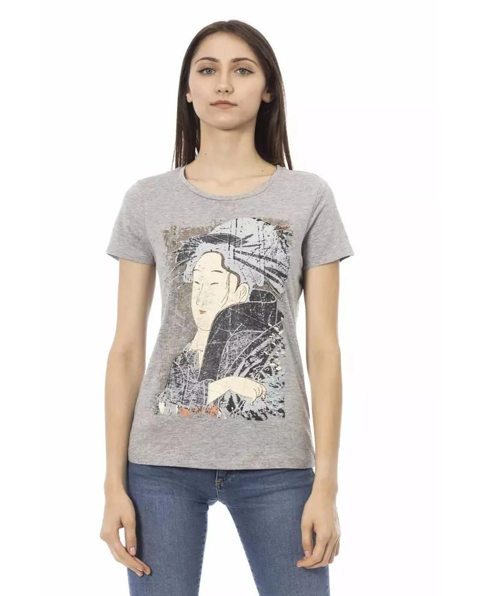 Geisha TShirt Short Sleeve Grey- Gray T-Shirts