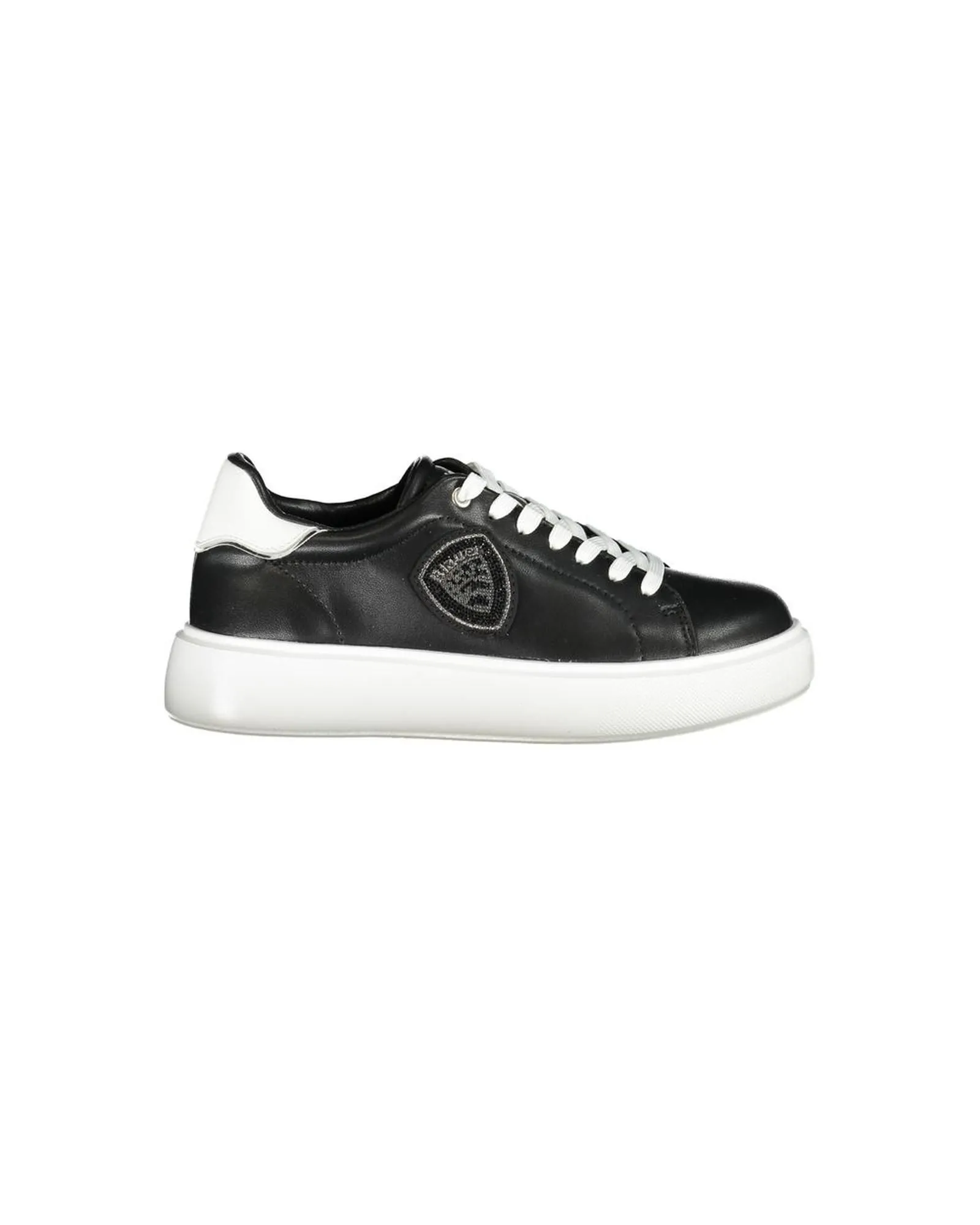 LowTop Leather Sneakers- Black