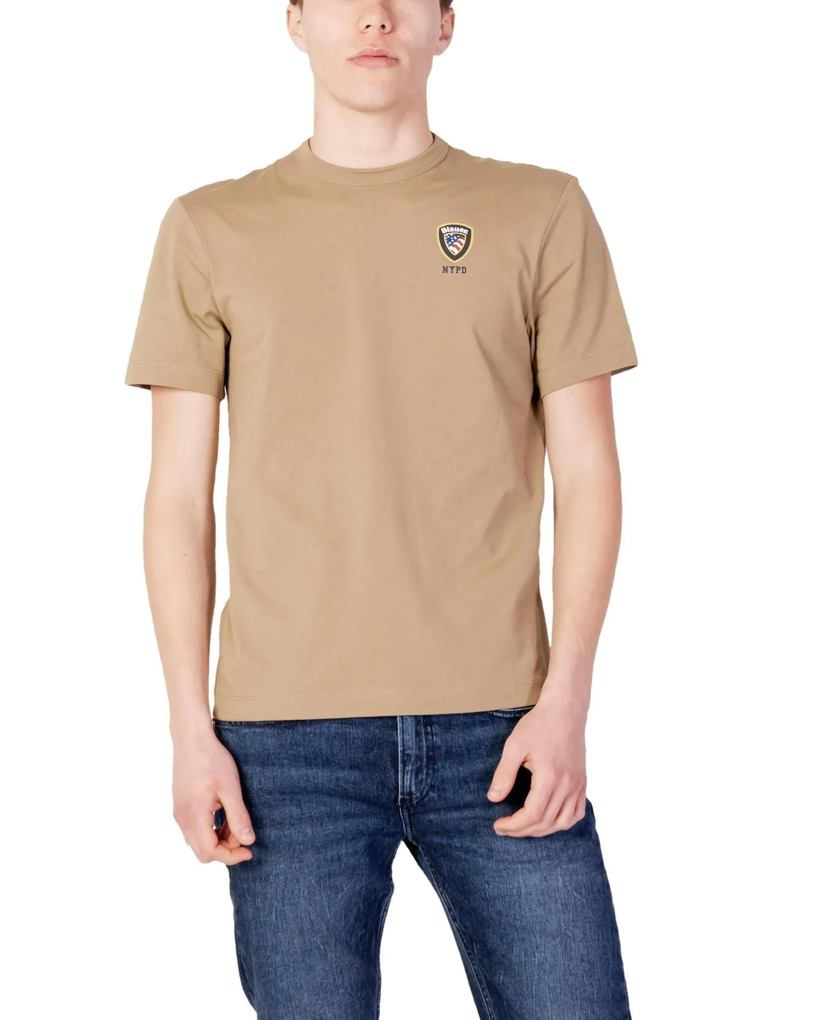 NYPD TShirt Short Sleeve- Beige Shirts